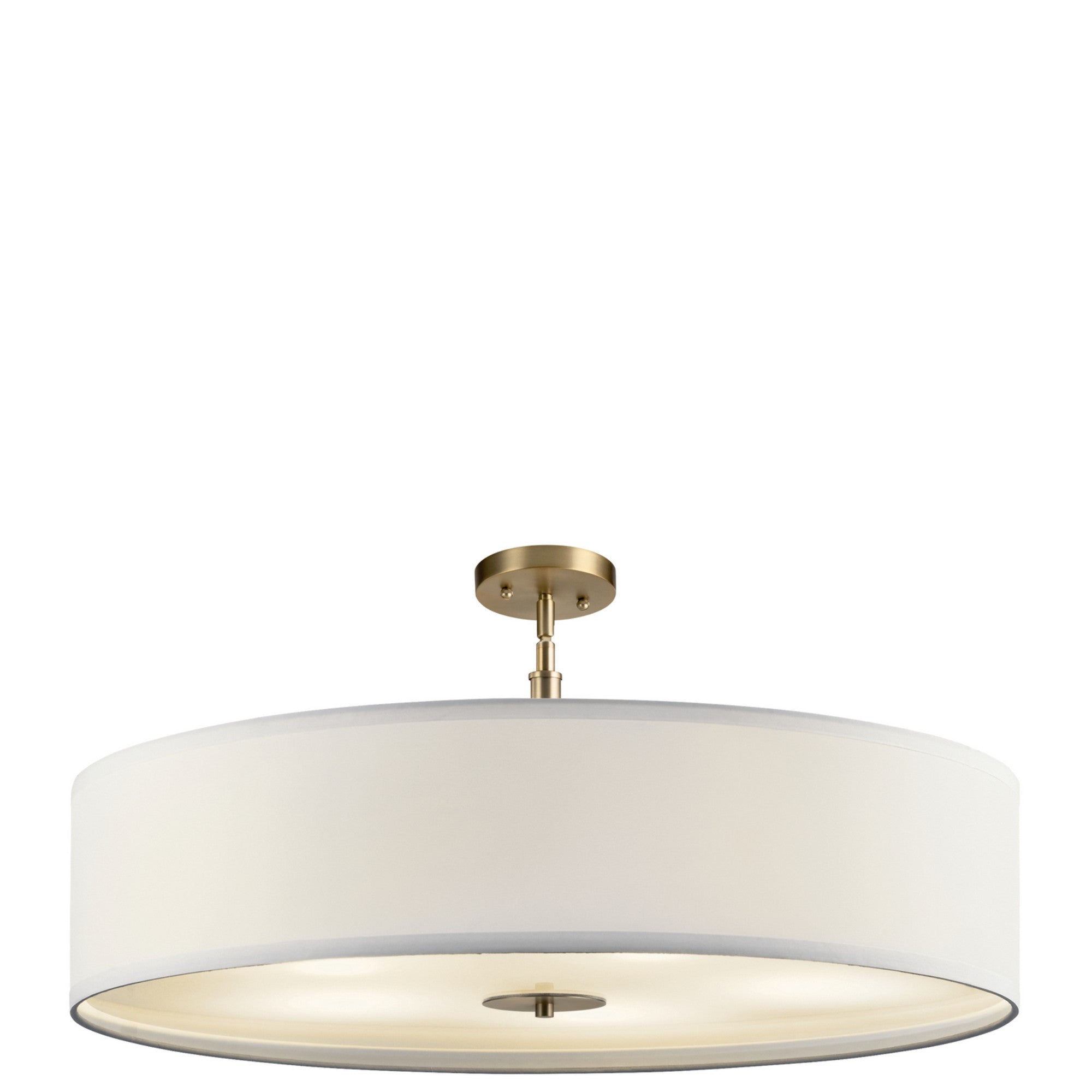30 in. 5-Light Convertible Pendant/Semi-Flush Mount Ceiling Light Fixture - Classic Bronze Finish - Perfect for Dining Room, Kitchen Island or Bedroom Lighting