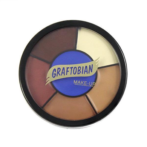 Graftobian RMG Professional Makeup Wheel - Essential for Special FX, Theatrical & Halloween Cosmetics - Perfect for Makeup Artists & Enthusiasts