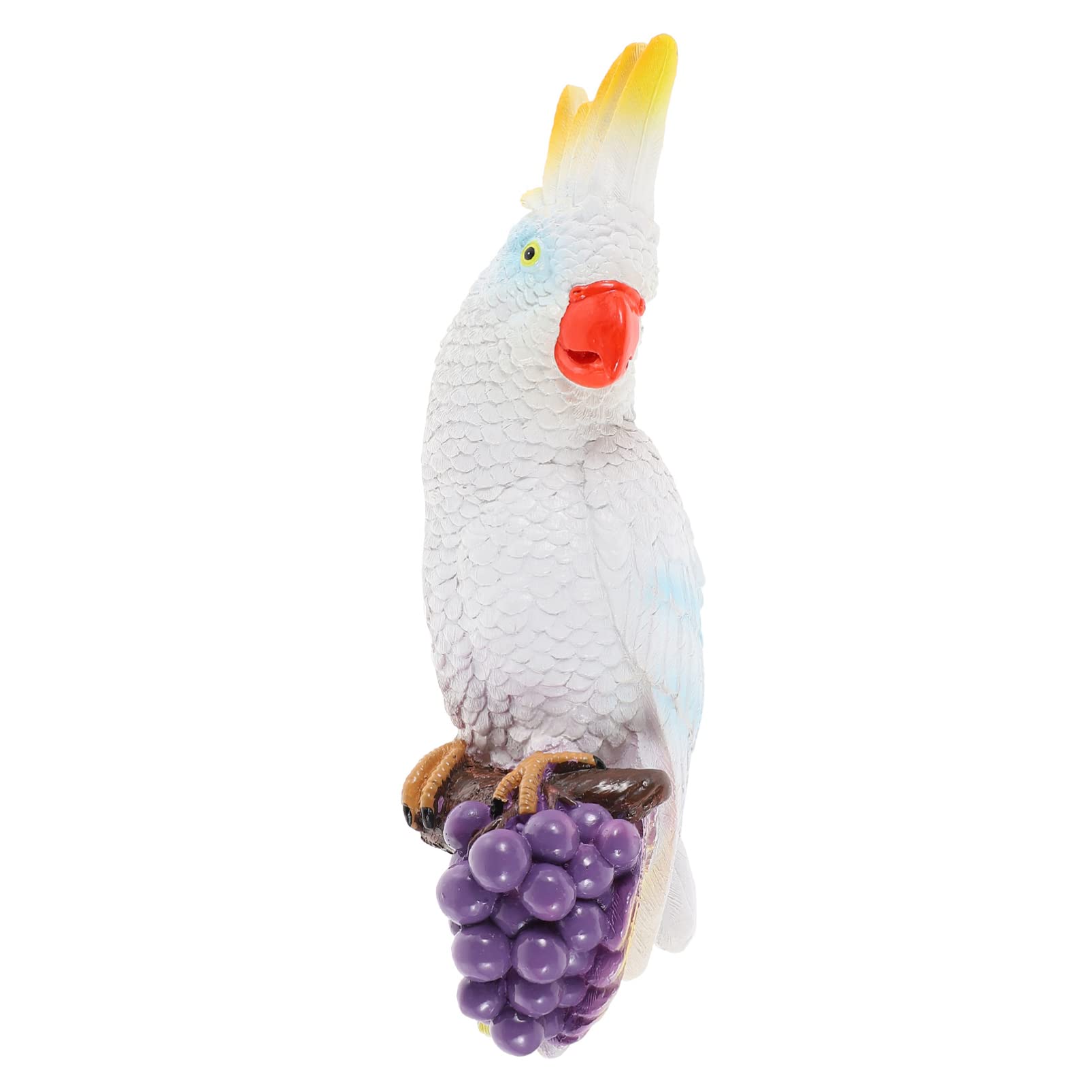 1pc Parrot Ornaments Animal Craft Resin Bird Garden Decor, Realistic Simulation Bird Model for Home Decoration, Yard Art, Wedding Centerpiece, and Outdoor Garden Party Decor