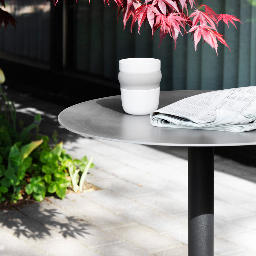 Allez Round Outdoor Cafe Table - Durable Patio Bistro Set for Garden, Poolside & Restaurant Use
