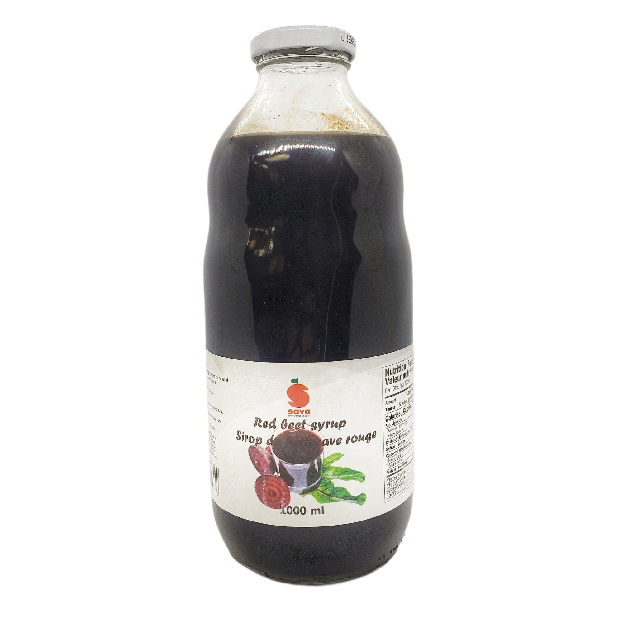 Organic Red Beet Root Syrup 1000ml - Pure, Natural Energy Booster & Heart Health Support - Perfect for Smoothies, Juices & Athletic Performance
