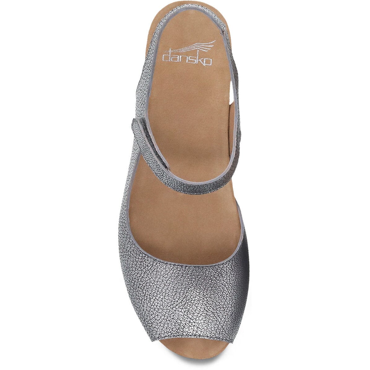 Dansko Marcy Pewter Metallic Comfortable Slip-On Shoes for Women - Perfect for Work, Nursing & All-Day Wear - Final Sale!