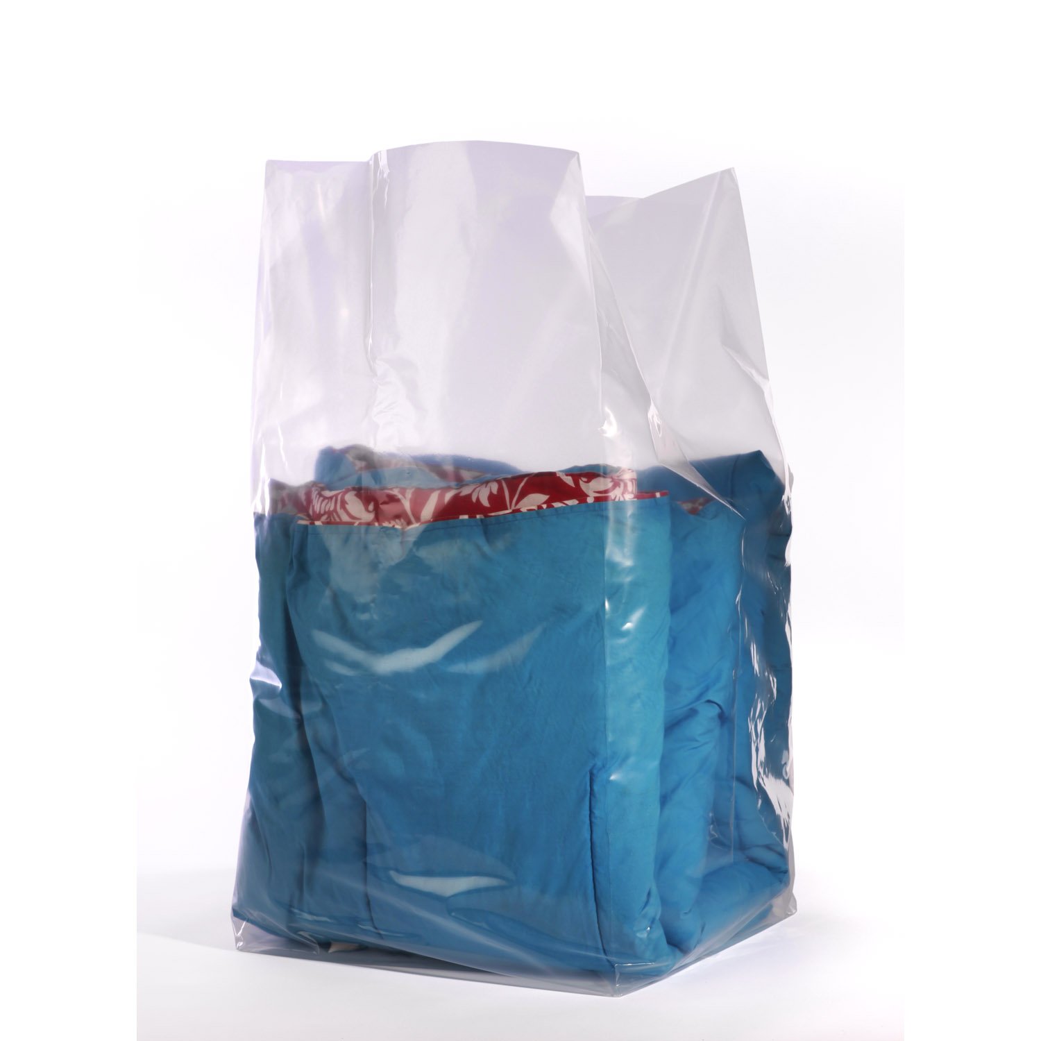 500 Clear Eco-Friendly Plastic Side Gusset Bags 16