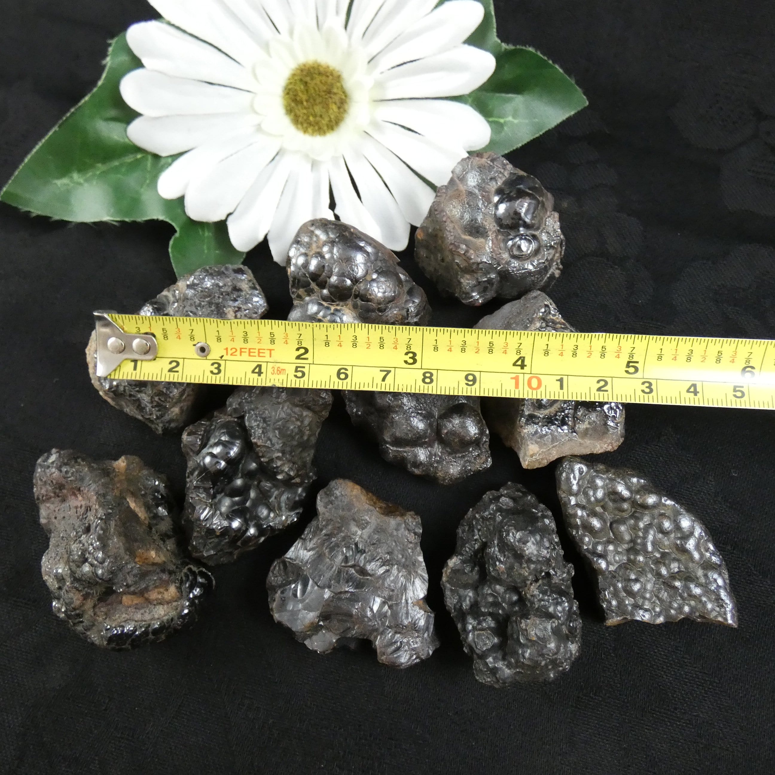 Natural Botryoidal Hematite Specimens - Rare Mineral Collection for Healing Crystals, Meditation & Home Decor