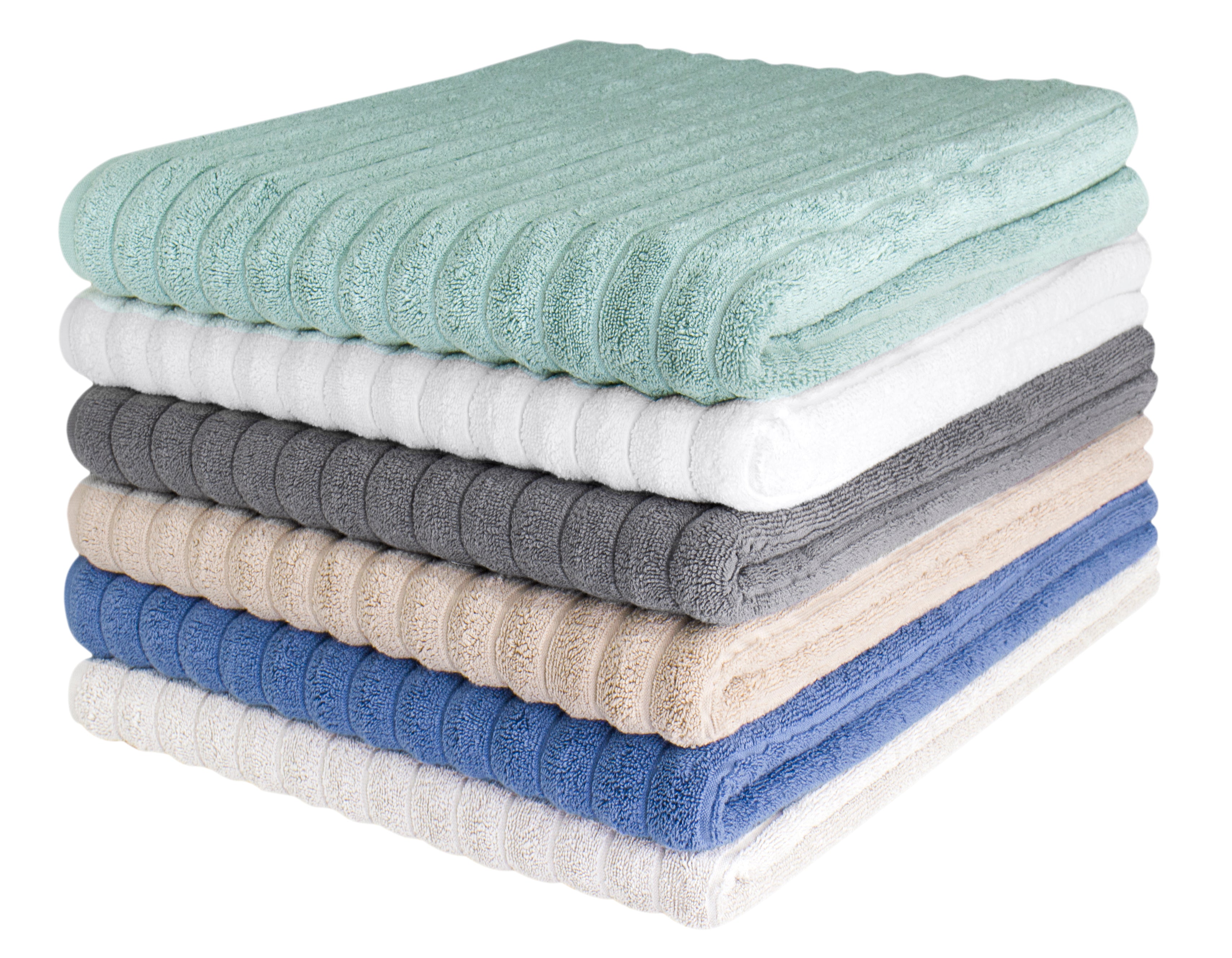 Premium 100% Turkish Cotton Washcloths Set of 6 - Ultra Absorbent & Quick Dry Face Towels | 13x13 Inches | Perfect for Spa, Gym, Hotel & Home Use - Soft Bath Towels for Facial Cleansing, Makeup Removal & Skincare Routine