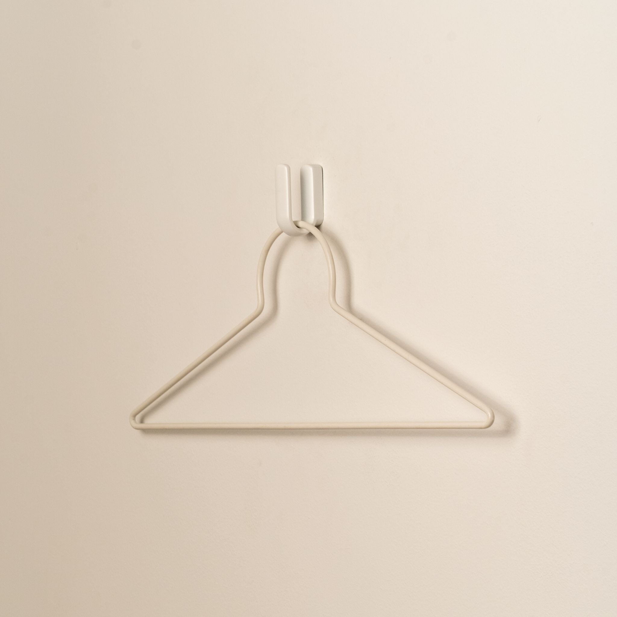 DESIGNSTUFF Curve Hangers Set of 3 - White Space-Saving Closet Organizers for Pants, Skirts & Scarves | Perfect for Small Closets & Dorm Rooms
