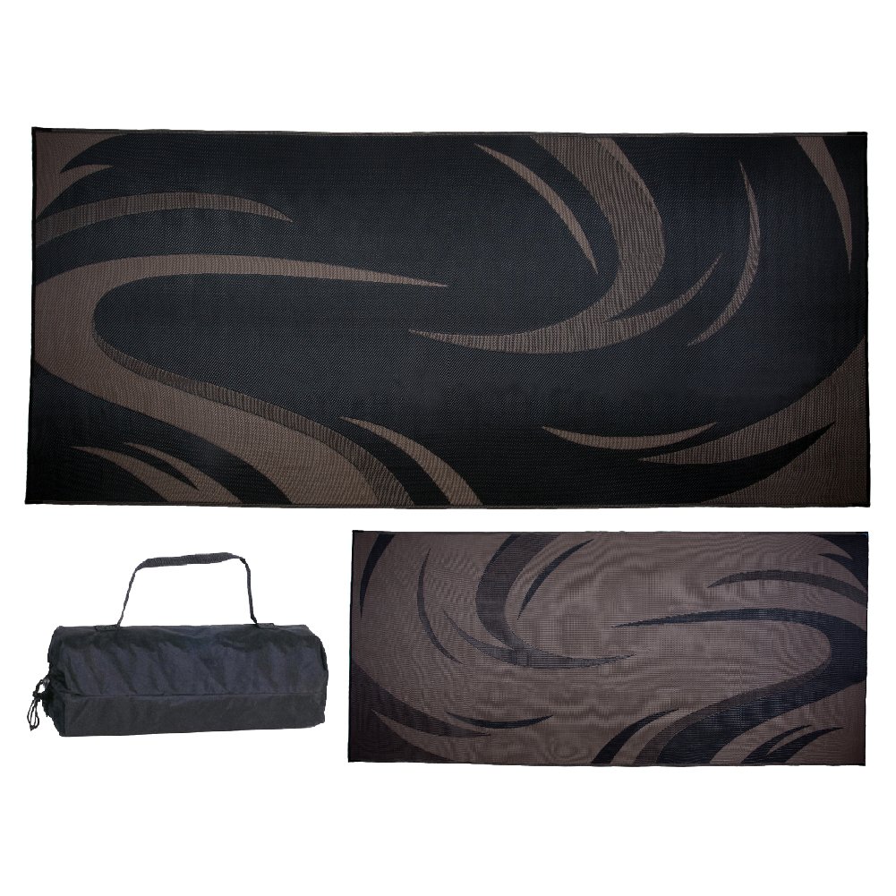 Reversible Outdoor Camping Mat - Waterproof & Durable for RV, Patio, Picnic, Beach - Stylish & Comfortable Floor Mat for Camping Gear & Outdoor Activities