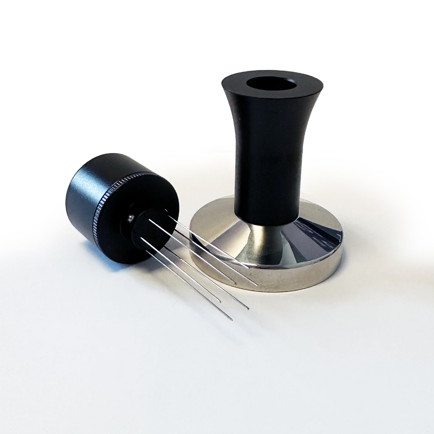 58.35mm Calibrated Espresso Tamper with WDT Tool - Perfect for Barista-Grade Coffee Preparation at Home or Cafe