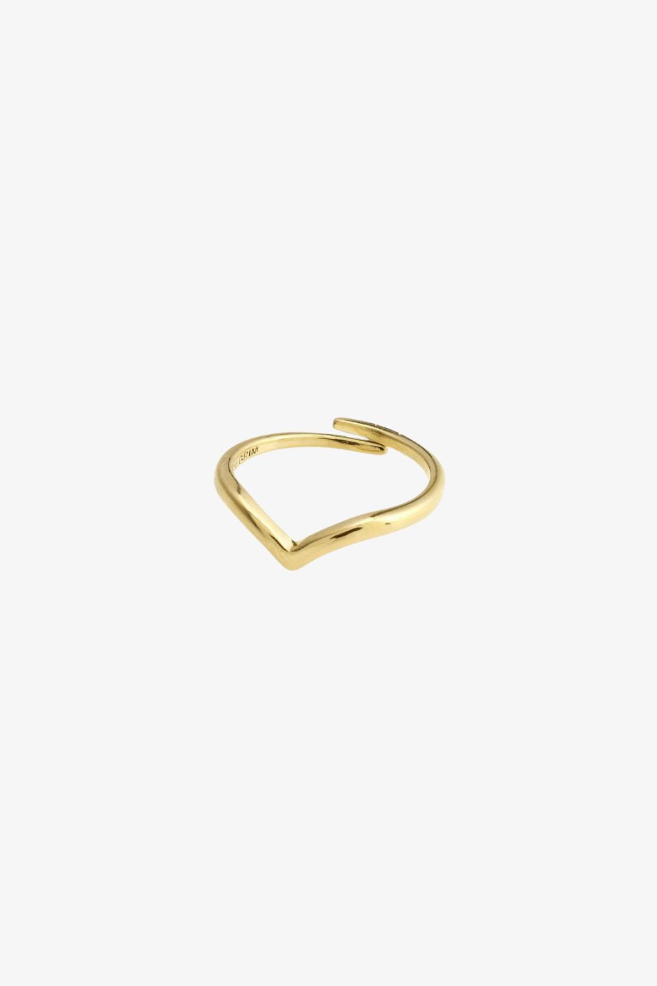 Lulu Recycled Gold Plated Pointy Stack EOL Ring - Elegant Statement Jewelry for Women, Perfect for Parties, Weddings & Everyday Wear