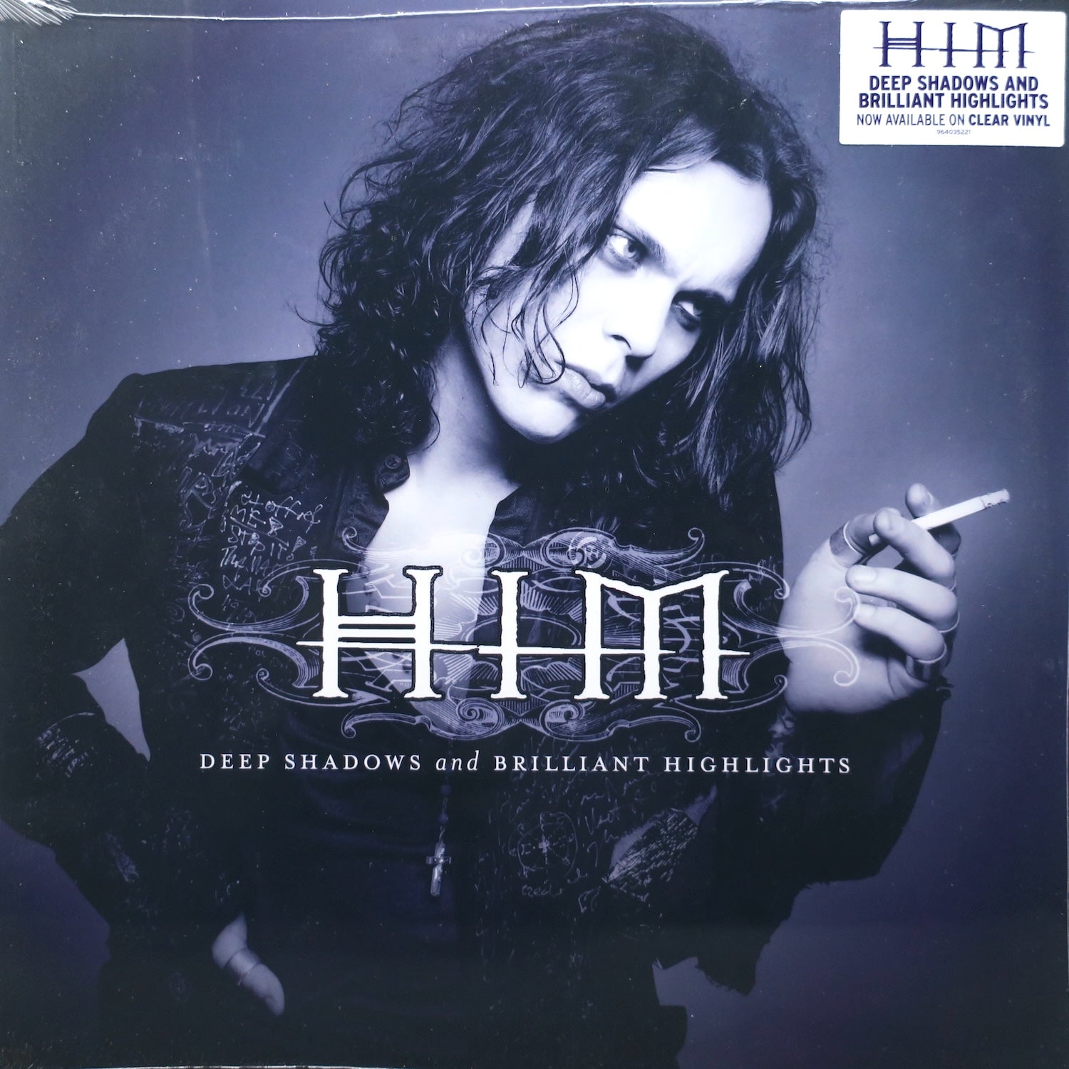 HIM 'Deep Shadows And Brilliant Highlights' Limited Edition Clear Vinyl LP | Gothic Rock Music Album for Collectors & Vinyl Enthusiasts | Perfect for Home Listening & Music Collections