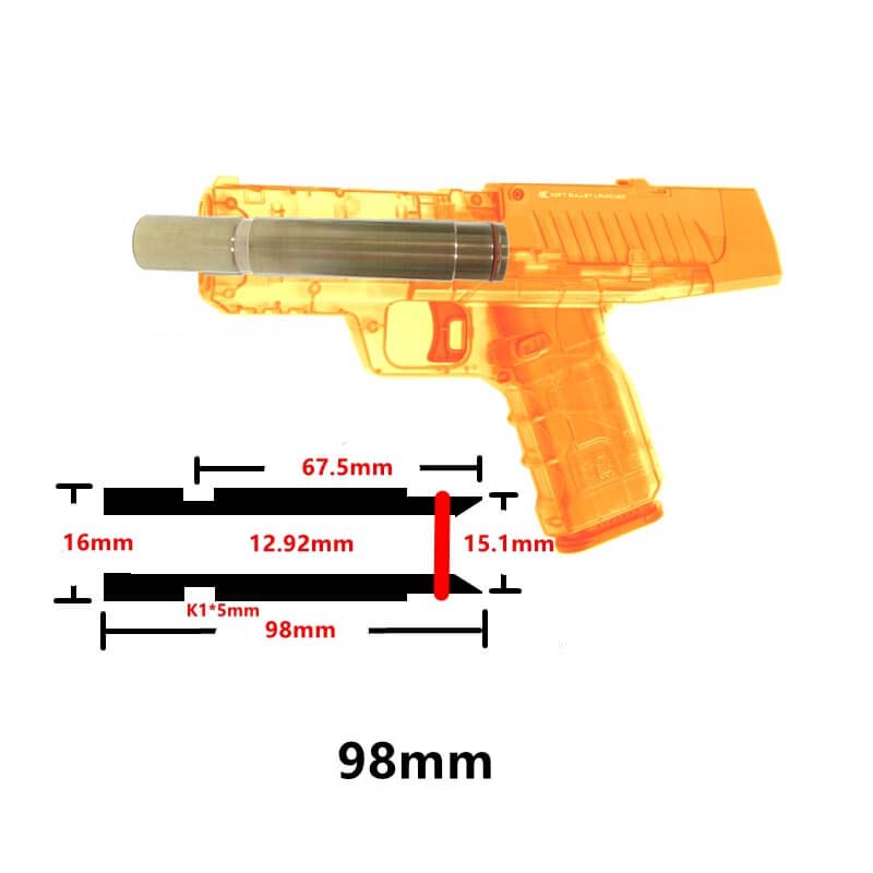 Lehui LP55 Blaster Upgrade Parts Kit - High Performance Replacement Components for Nerf Gun Mods | Perfect for Nerf Battles, Target Practice & DIY Projects