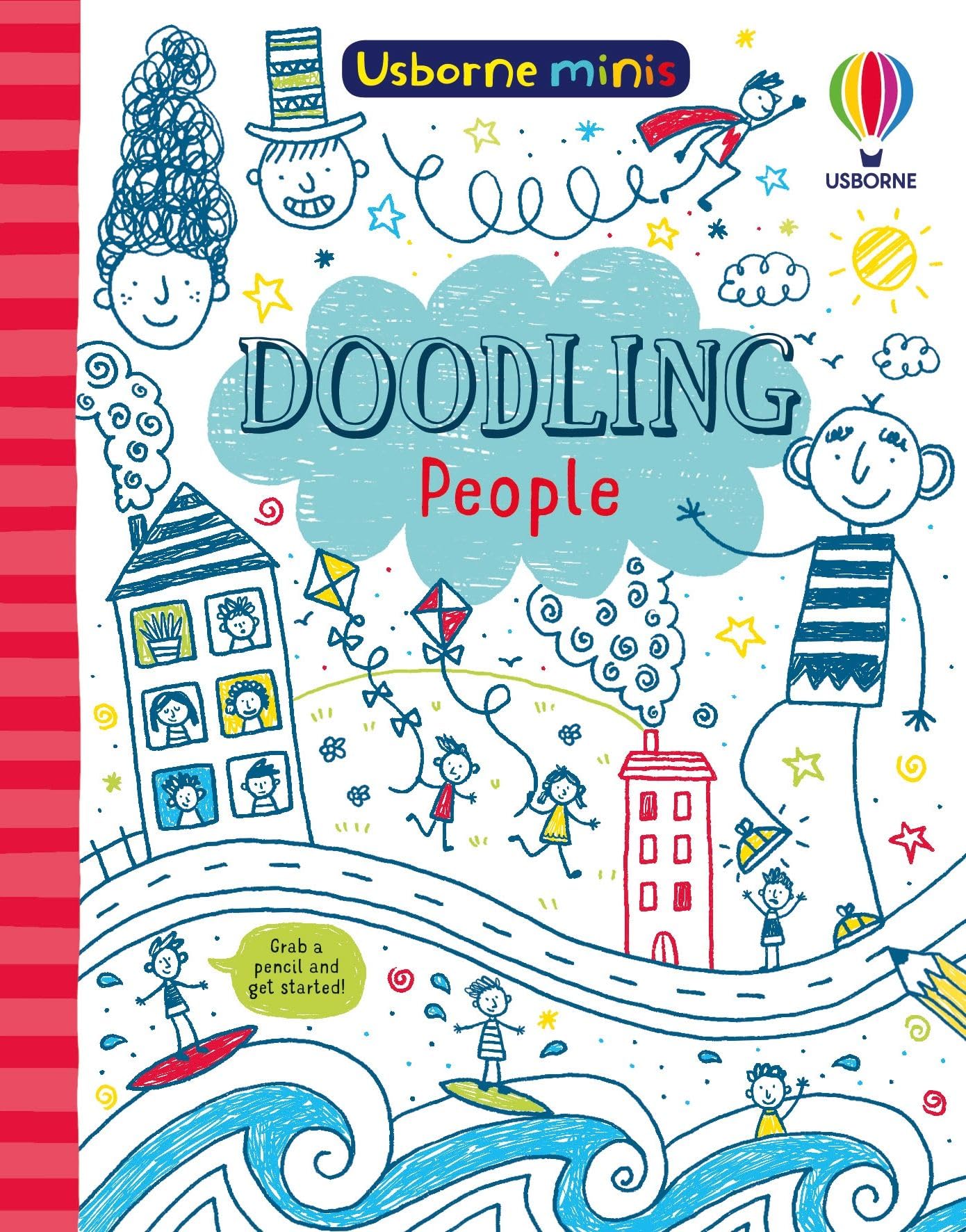 Usborne Mini Books - Doodling People | Fun & Creative Sketching for Kids & Adults | Perfect for Travel, Gifts & Art Activities