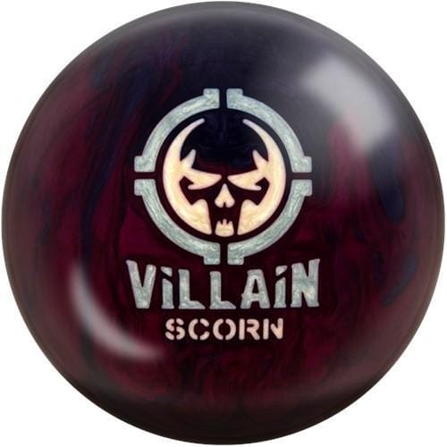 Motiv Villain Scorn Bowling Ball - High Performance Reactive Resin for Hook Potential | Perfect for Competitive Bowlers & League Play