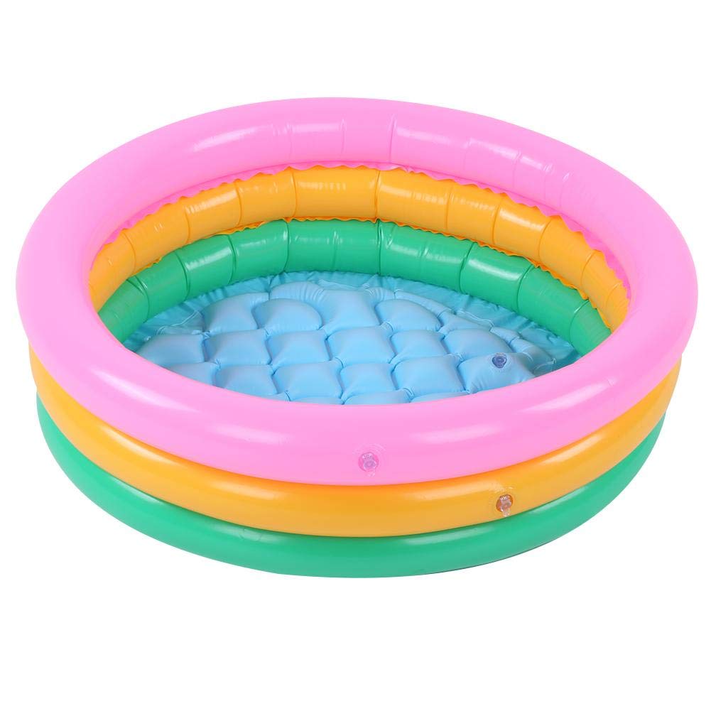 VGEBY Inflatable Baby Pool for Kids - Soft Round Toddler Swimming Pool with Bright Colors, Perfect for Indoor & Outdoor Play, Ball Pit, Bath Time, and Summer Fun