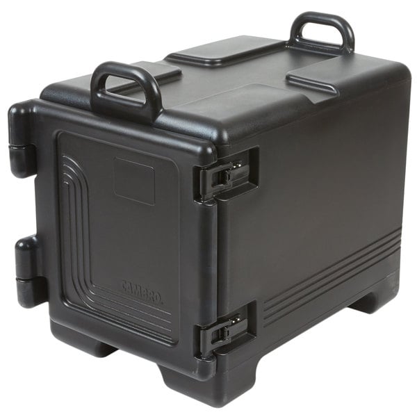 Cambro UPC300110 Ultra Pan Carrier - Black Front Loading Insulated Food Pan Carrier 17