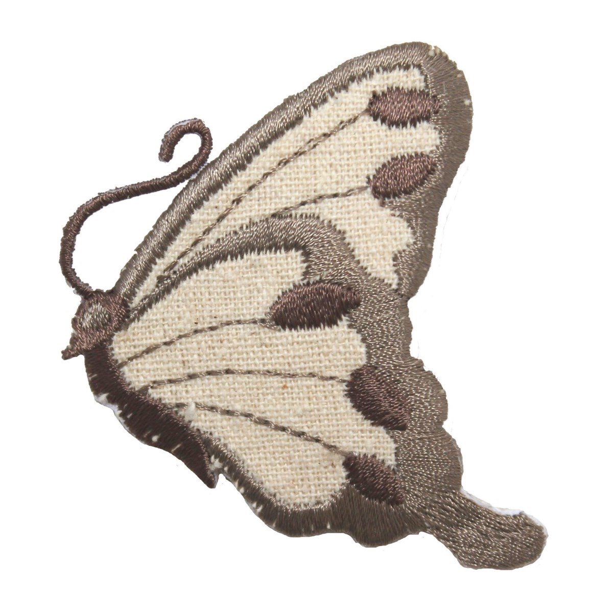 Butterfly with Spotted Wing Iron On Embroidered Patch - ID 2140 Insect Applique for DIY Crafts, Clothing & Accessories Decoration