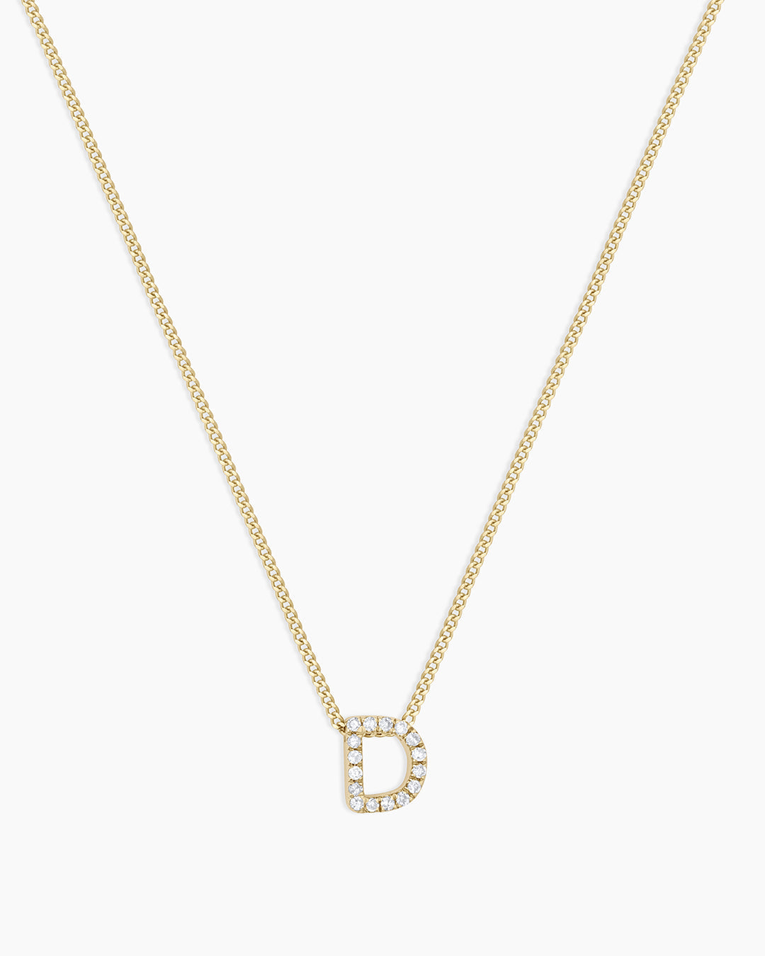 Diamond Alphabet Necklace - Personalized Initial Pendant Jewelry for Women - Perfect Gift for Birthday, Anniversary & Valentine's Day
