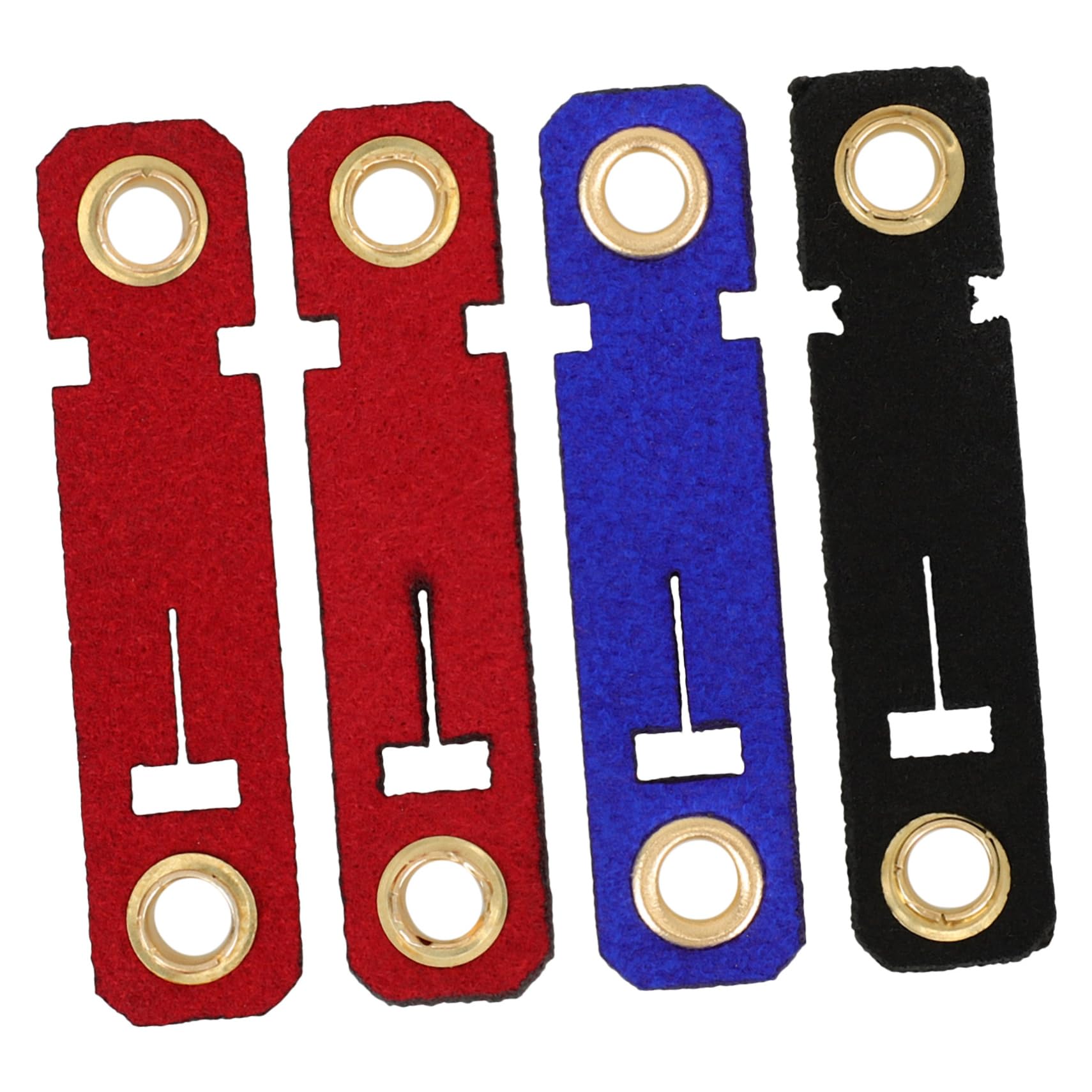 Balacoo 4 Sets Bird Ankle Rings - Adjustable Parrot Leg Bands, Chicken Foot Protectors for Doves, Finches & Pigeons - Suede Snap Button Design for Safe & Comfortable Use in Coops, Aviaries & Veterinary Care