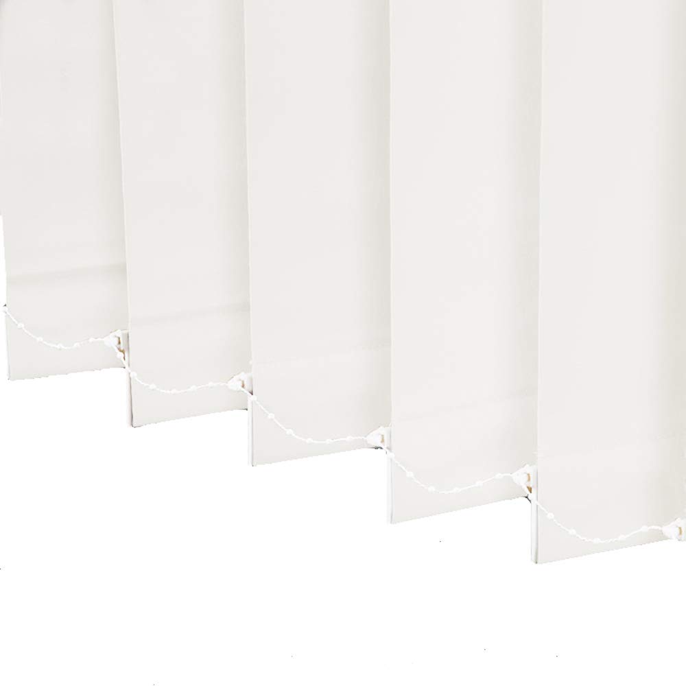 LETAU 100% Blackout Cordless Vertical Window Shades - 3 Inch Slat Fabric, Thermal Insulated & UV Protection for Energy Saving - Perfect for Living Room, Bedroom & Office Decor