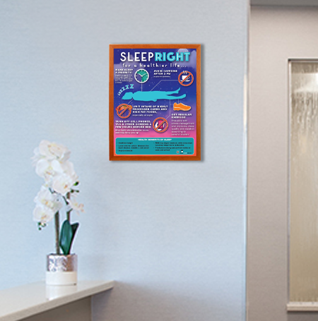 8.5x11 Wood Swing Frame - Easy Open Display for Posters, Signs & Prints | Quick Change Wall Decor for Home, Office & Classroom