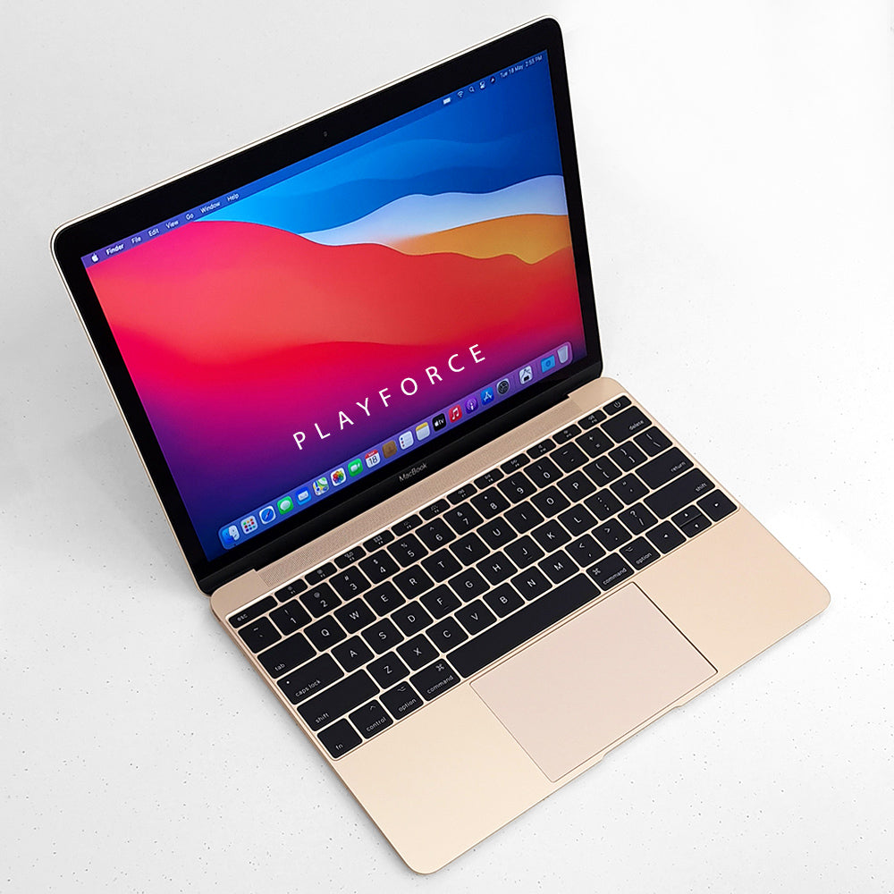 Apple MacBook 2015 12-inch Laptop - 256GB SSD, Intel Core M Processor, Retina Display (Gold) - Perfect for Students, Professionals & Travel Use