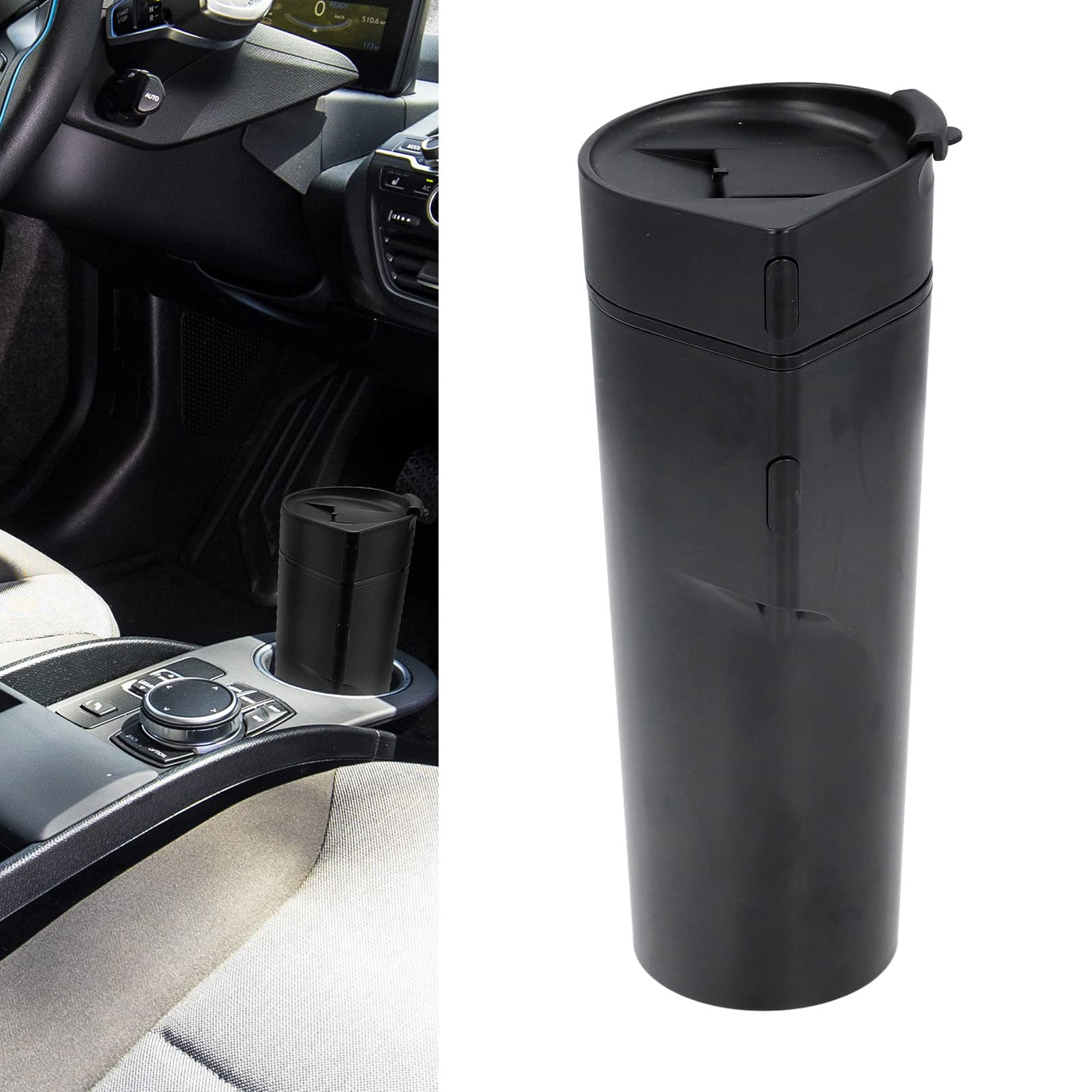 12V Portable Car Coffee Maker - Automatic Travel Coffee Machine with Cigarette Lighter Plug for Road Trips, Camping, Office & Home Use | Perfect for Drivers, Truckers & Outdoor Enthusiasts