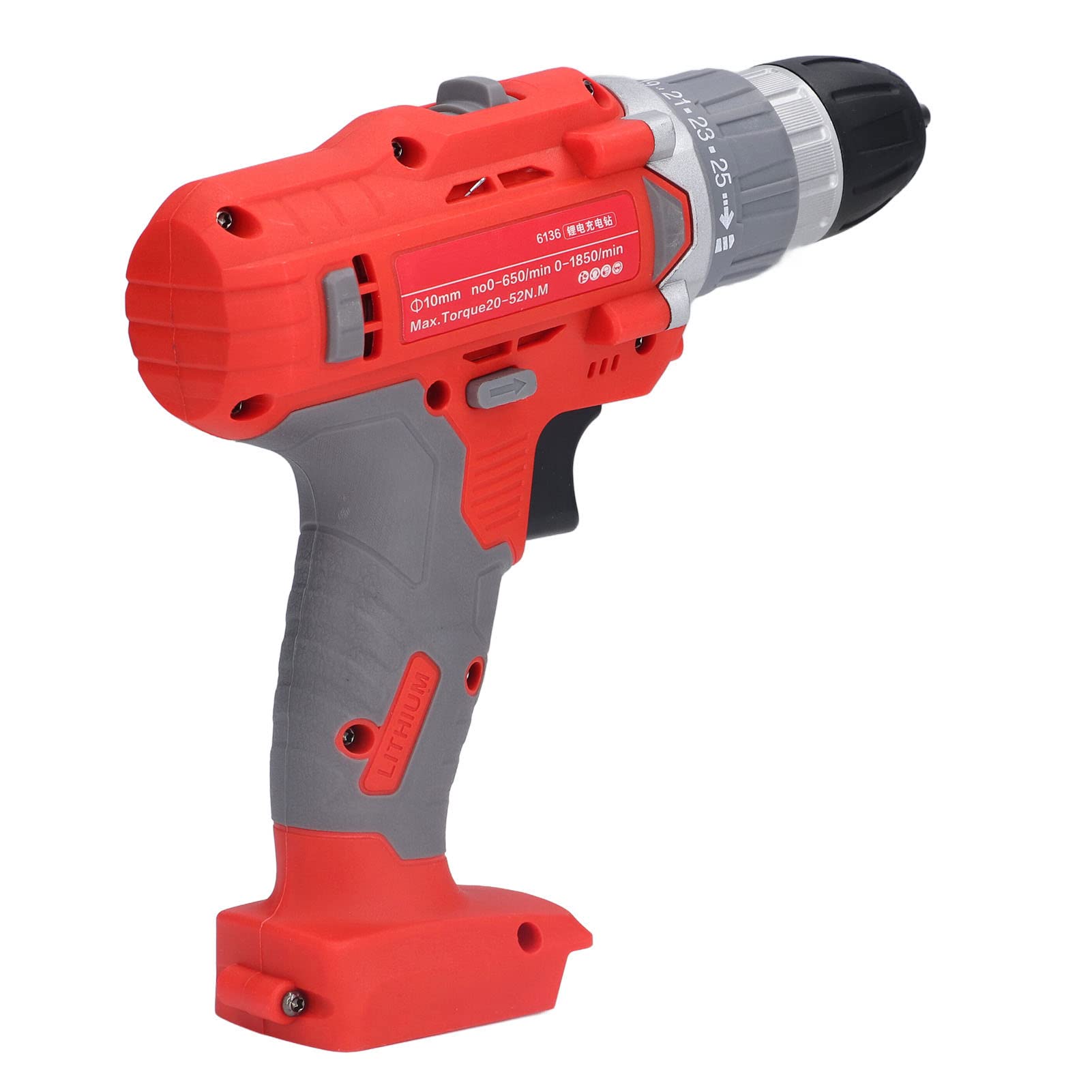 Dual Mode Cordless Electric Drill - 25 Torque Adjustable, Comfort Grip, Easy to Use for Home & Industrial Projects | Perfect for DIY, Woodworking, and Construction Tasks