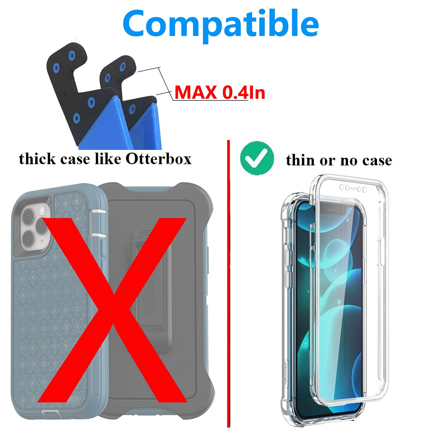 4 Pack Portable Cell Phone Stand for Desk - Foldable Pocket Travel Phone Holder, Universal Smartphone Kickstand Mount Compatible with iPhone, iPad, Tablet, Kindle & Android Devices - Perfect for Home, Office, Travel & Video Watching