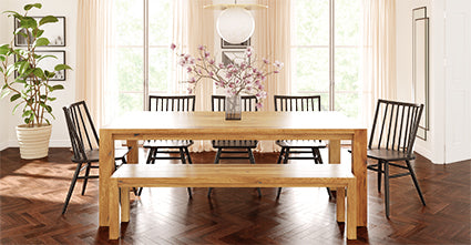 Stylish Talia Dining Chair - Modern Wooden Dining Room Chair with Upholstered Seat - Perfect for Kitchen, Dining Room, and Home Office