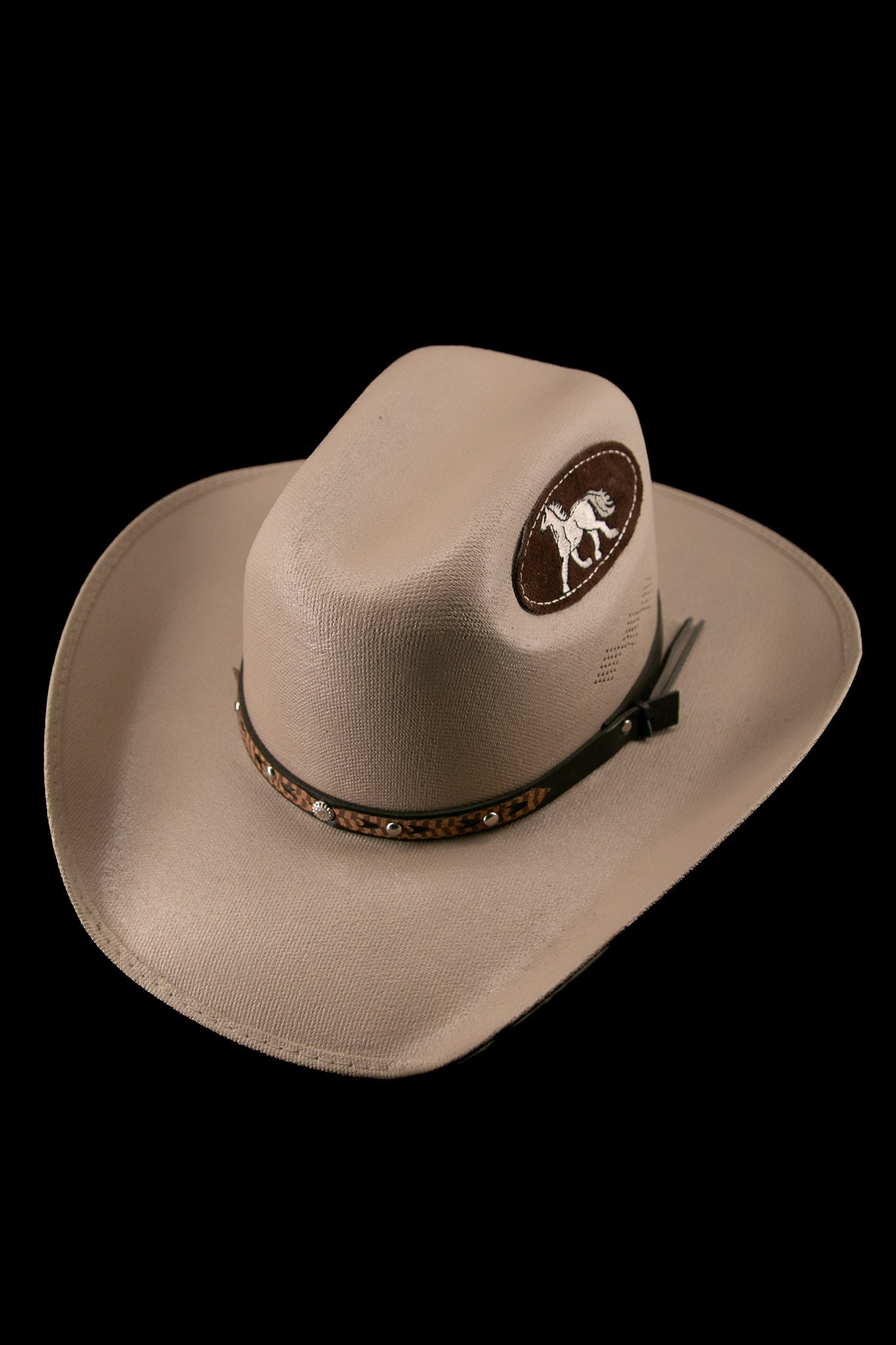 Little Mustang Straw Hat - Breathable & Lightweight Summer Sun Hat for Women & Men - Perfect for Beach, Garden, and Outdoor Activities