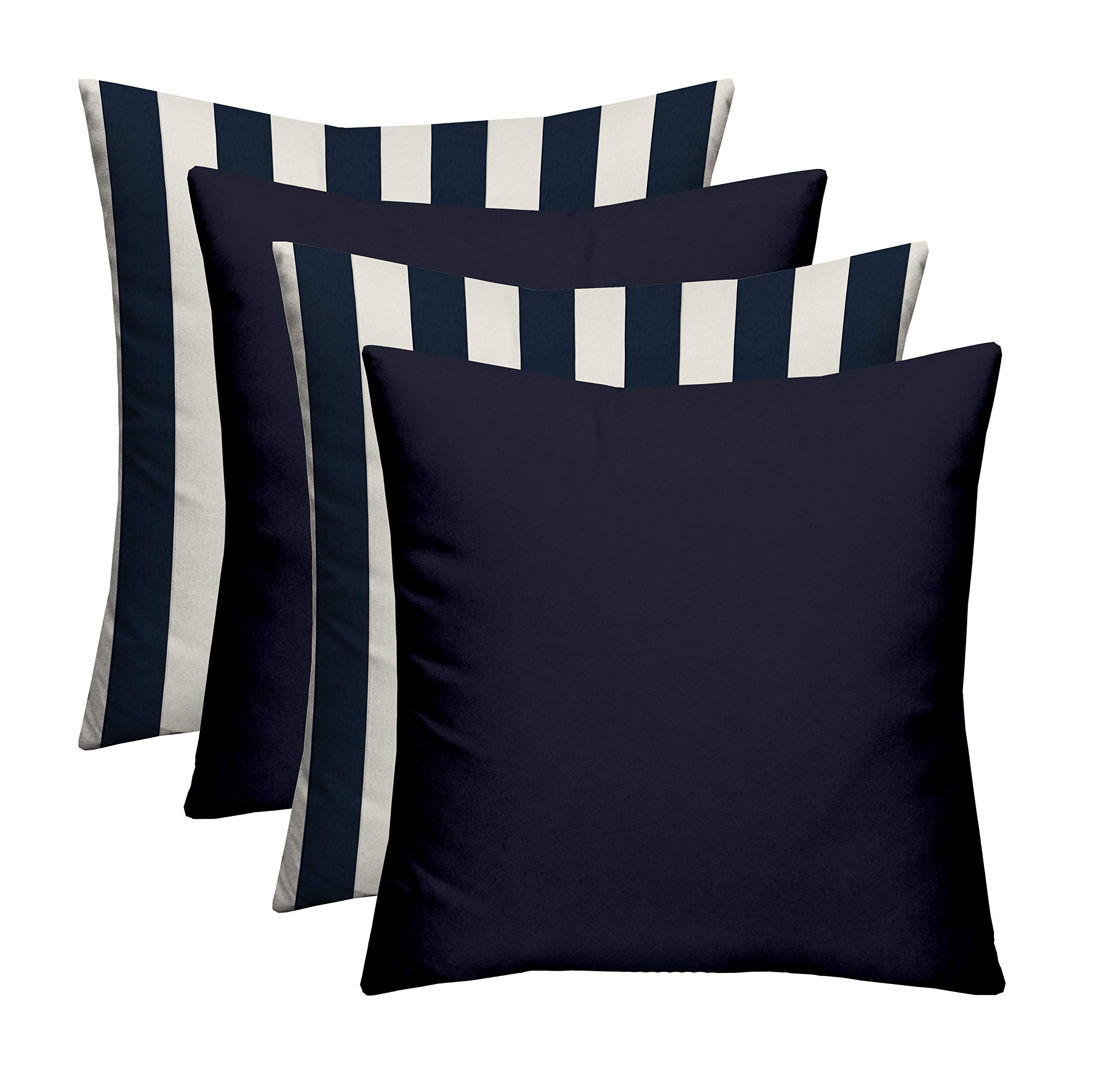 RSH DECOR Indoor/Outdoor Navy Mix Set of 4-17
