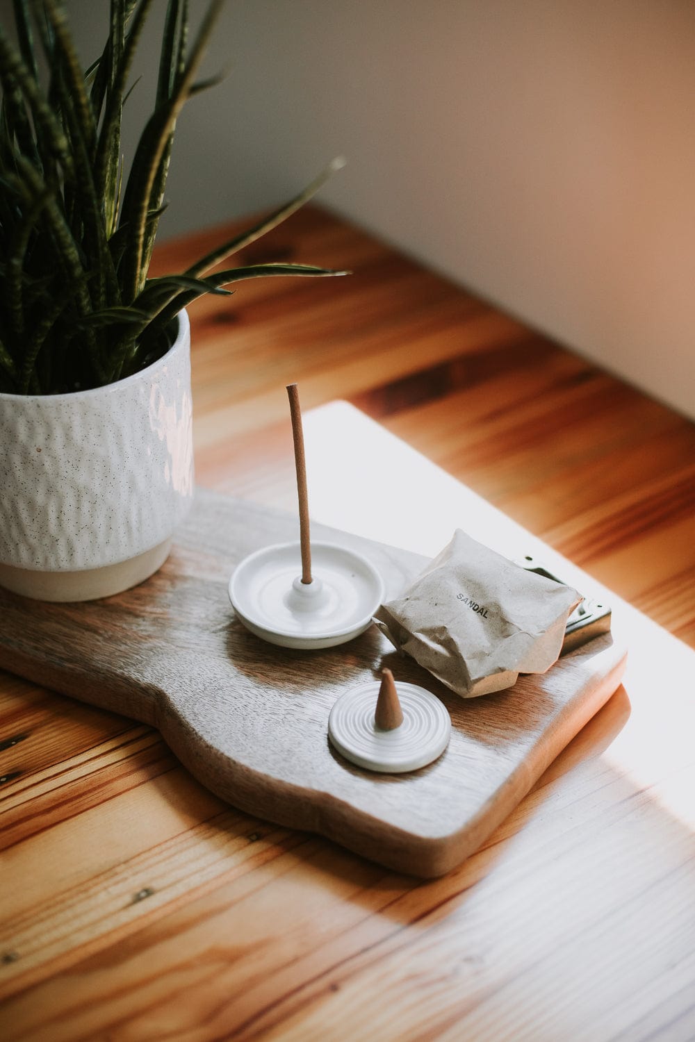 Handmade Ceramic Incense Burner - Aromatherapy Diffuser for Home, Yoga & Meditation | Natural Clay Relaxation Decor for Zen Spaces
