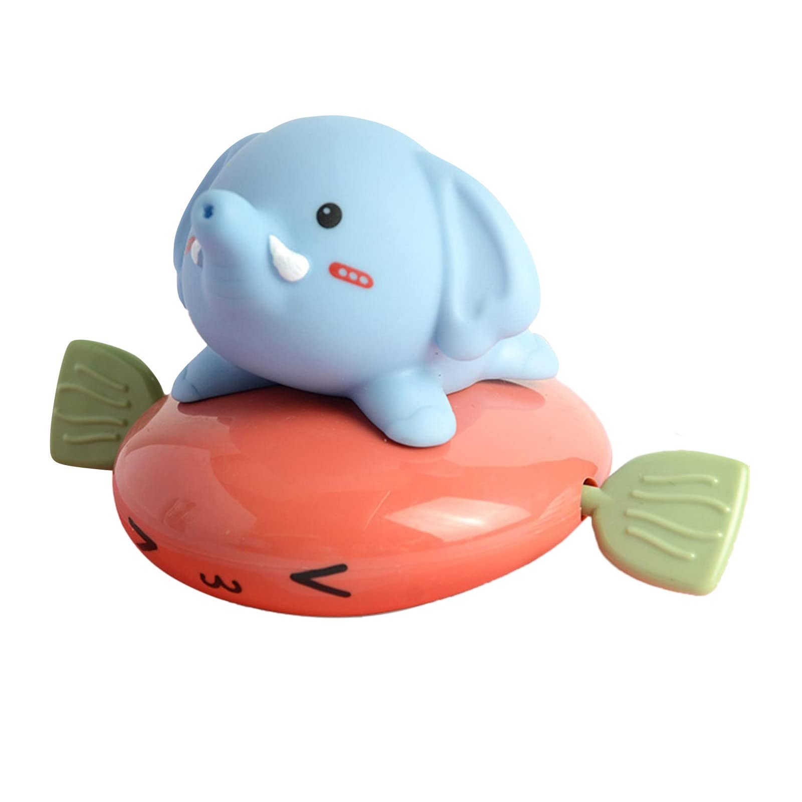 Muised Wind-Up Baby Bath Toys - Cute Cartoon Elephant Floating Water Spray Toy for Toddlers 1-4 Years | Fun Bath Time, Pool & Beach Play | Durable Plastic Shower & Swim Toy with Chain for Kids