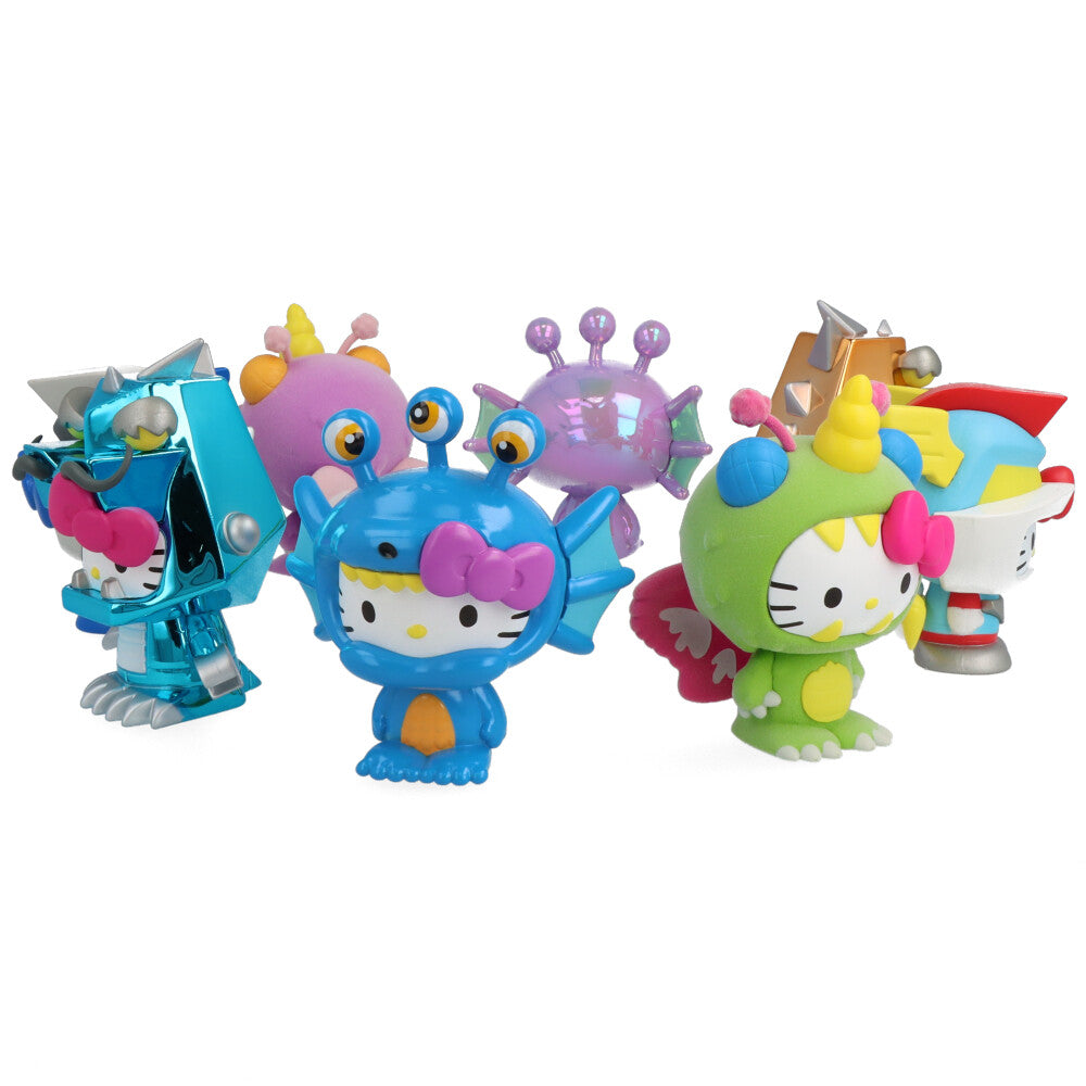 Hello Kitty Kaiju Mini Series Collectible Figures - Cute Kawaii Monster Toys for Kids & Anime Fans - Perfect for Display, Gifts & Pop Culture Collections