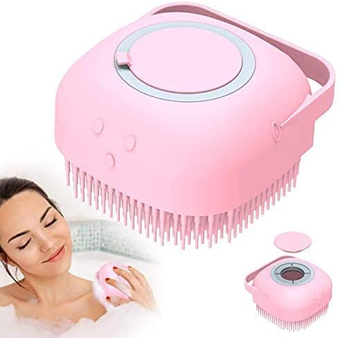 Alokrupswam Silicone Body Brush - Exfoliating Bath Scrubber with Soft Bristles for Smooth Skin | Easy to Lather & Eco-Friendly | Perfect for Shower, Spa & Dry Brushing (1PC, Multicolor)