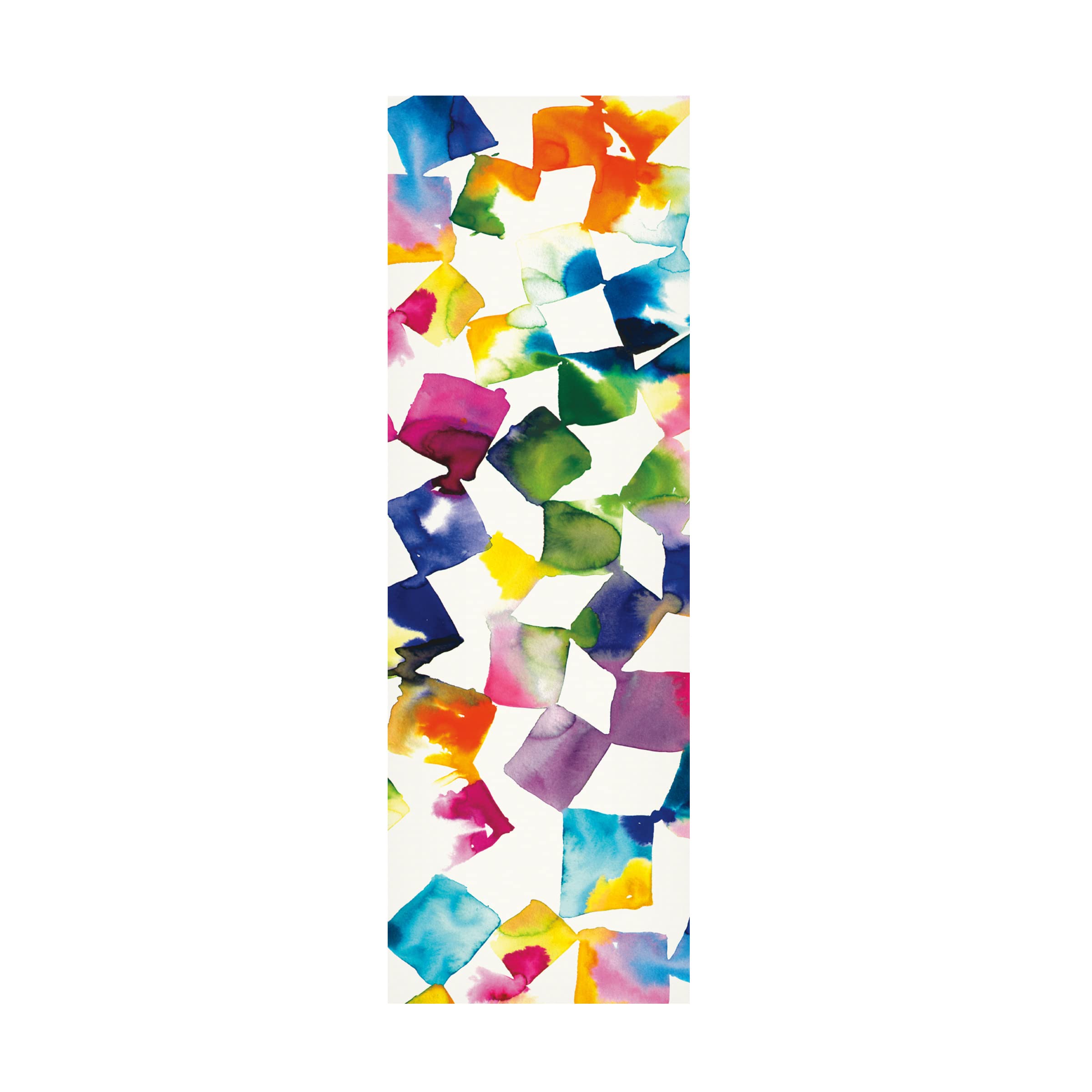 Trademark Fine Art 'Colorful Cubes II' Abstract Canvas Wall Art Print by Wild Apple - Modern Home & Office Decor for Living Room, Bedroom or Workspace