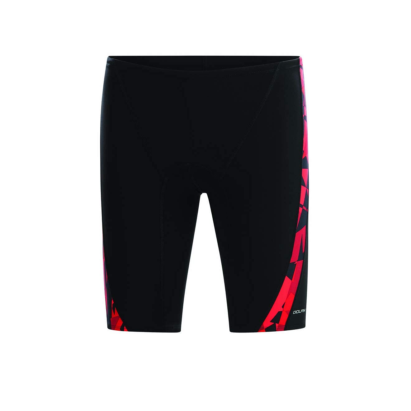 Dolfin Graphlite Dynamite Spliced Jammer - High-Performance Competitive Swimwear for Men & Women - Red Size 40 - Perfect for Swim Training, Racing & Water Sports