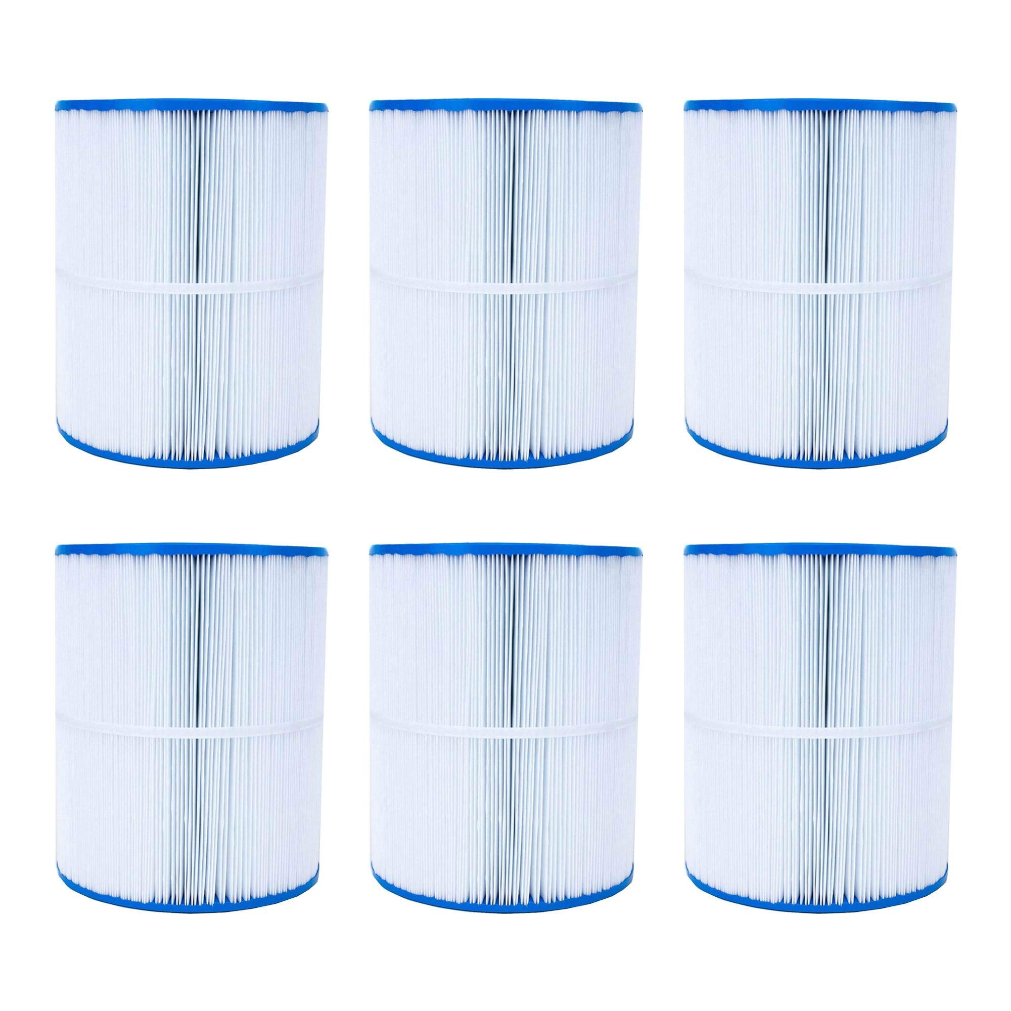 Unicel C-8465 65 Sq Ft Hot Tub Spa Filter Replacement - 234 Pleats for Hot Springs, Caldera & Tiger River Spas (6 Pack) | Perfect for Year-Round Spa Maintenance & Water Filtration