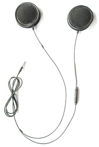 TurboTwin Sport Helmets - 2 Pack Motorcycle Helmet Headphones with Built-in Mic & Remote Control | Includes Mini iAmplifier Headphone Booster | Perfect for Motorcycle Riders, Bikers & Racing Enthusiasts