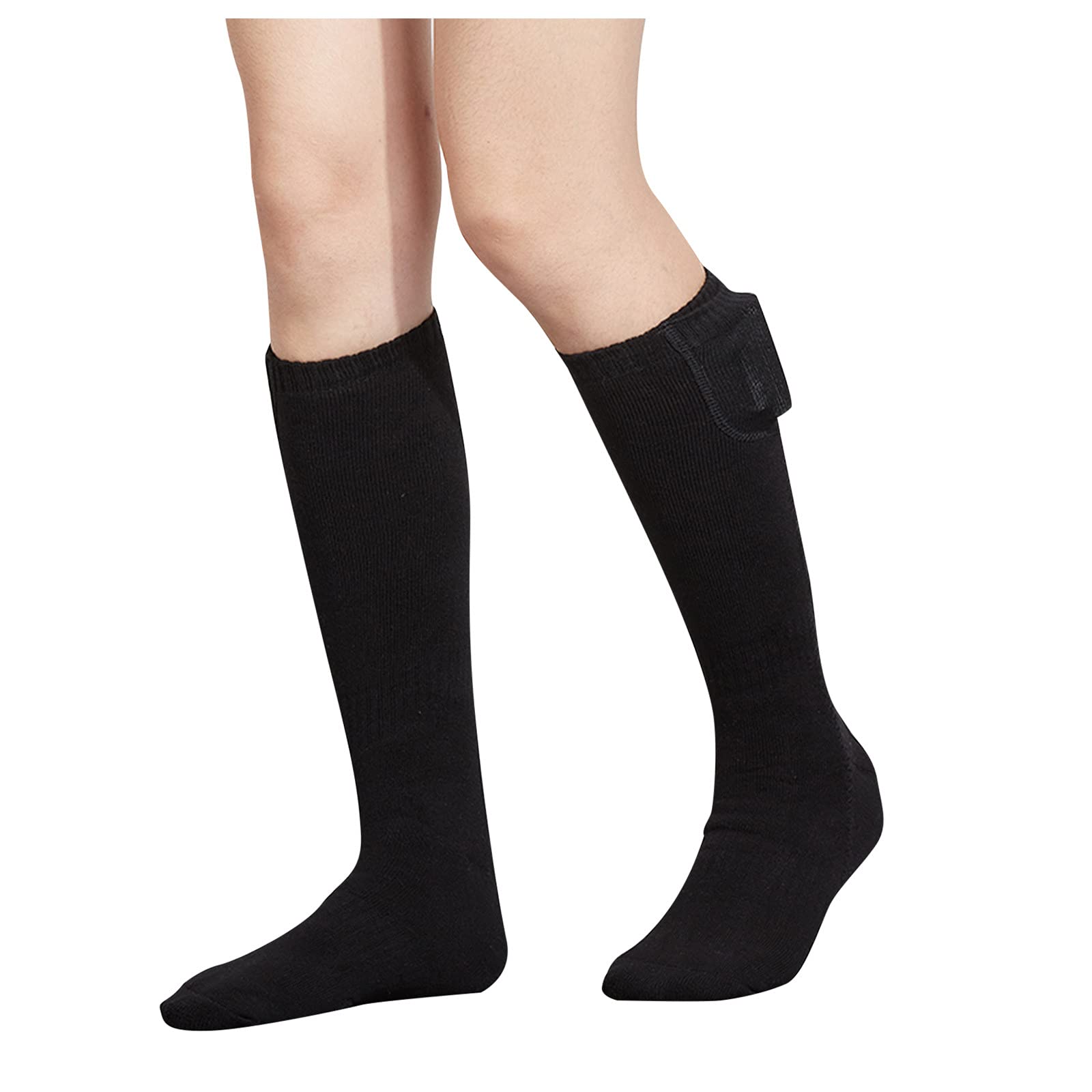 Unisex Rechargeable Electric Heated Socks - Battery Powered Winter Warm Socks for Men & Women - Comfortable Thermal Socks for Outdoor Activities, Skiing, Hiking & Cold Weather