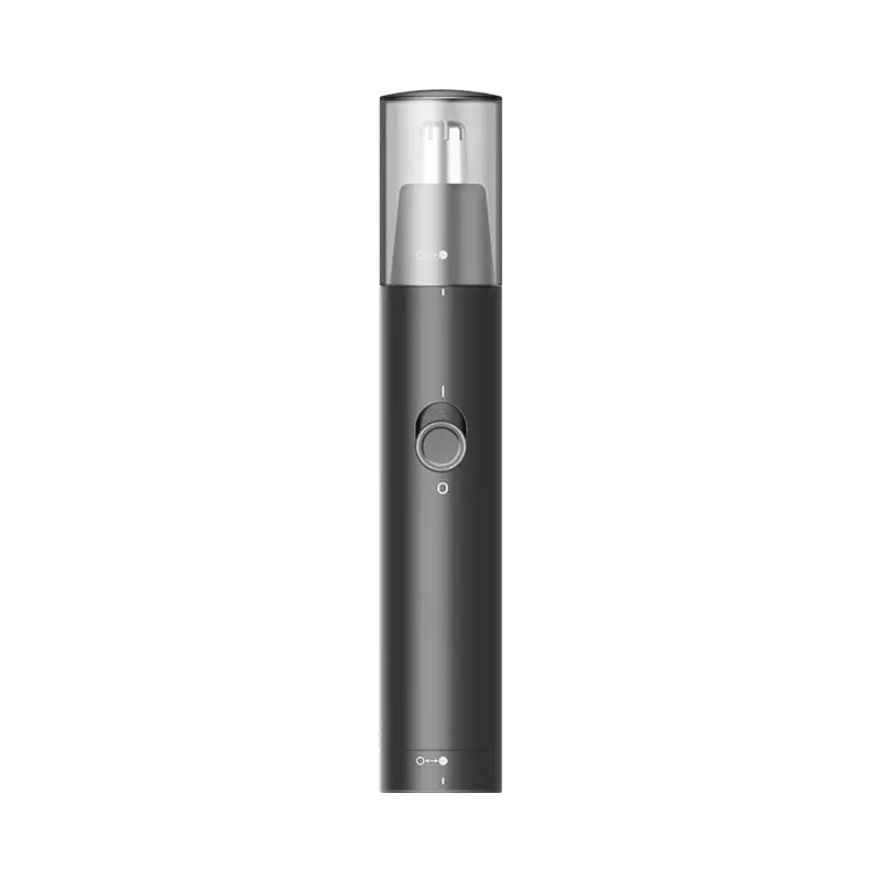 FIDDAA Mini Electric Nose Hair Trimmer for Men - Waterproof & Rechargeable Personal Grooming Tool with Removable Washable Dual-Edge Blades - Perfect for Travel, Home, and Office Use