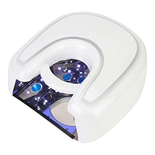 48W LED UV Gel Nail Lamp with 4 Timer Settings & Auto Sensor - Professional Manicure Tool for Gel Polish Curing - Dual Light Source, Rechargeable - Perfect for Home Nail Salons & DIY Gel Manicures