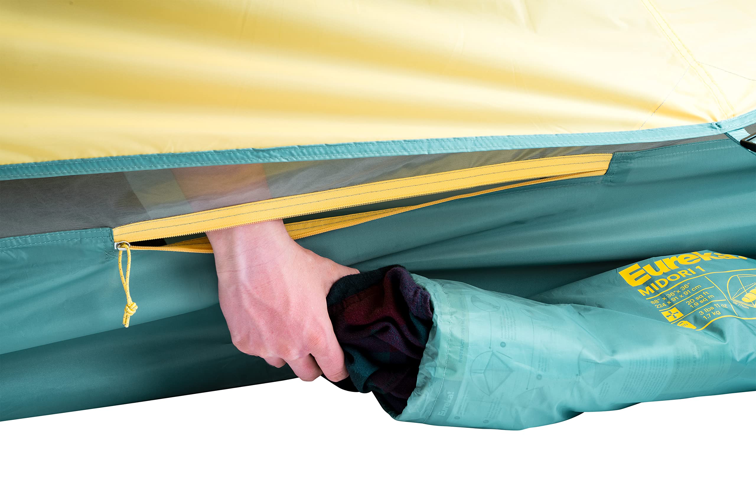 Eureka! Midori Camping Tent - Lightweight, Waterproof & Spacious for Backpacking, Hiking & Outdoor Adventures