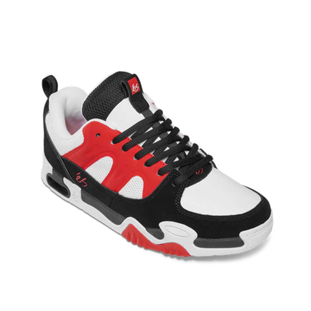 eS Silo x Tribo Skateboard Shoes - Black, White & Red Color Options - Perfect for Street Skating & Urban Fashion