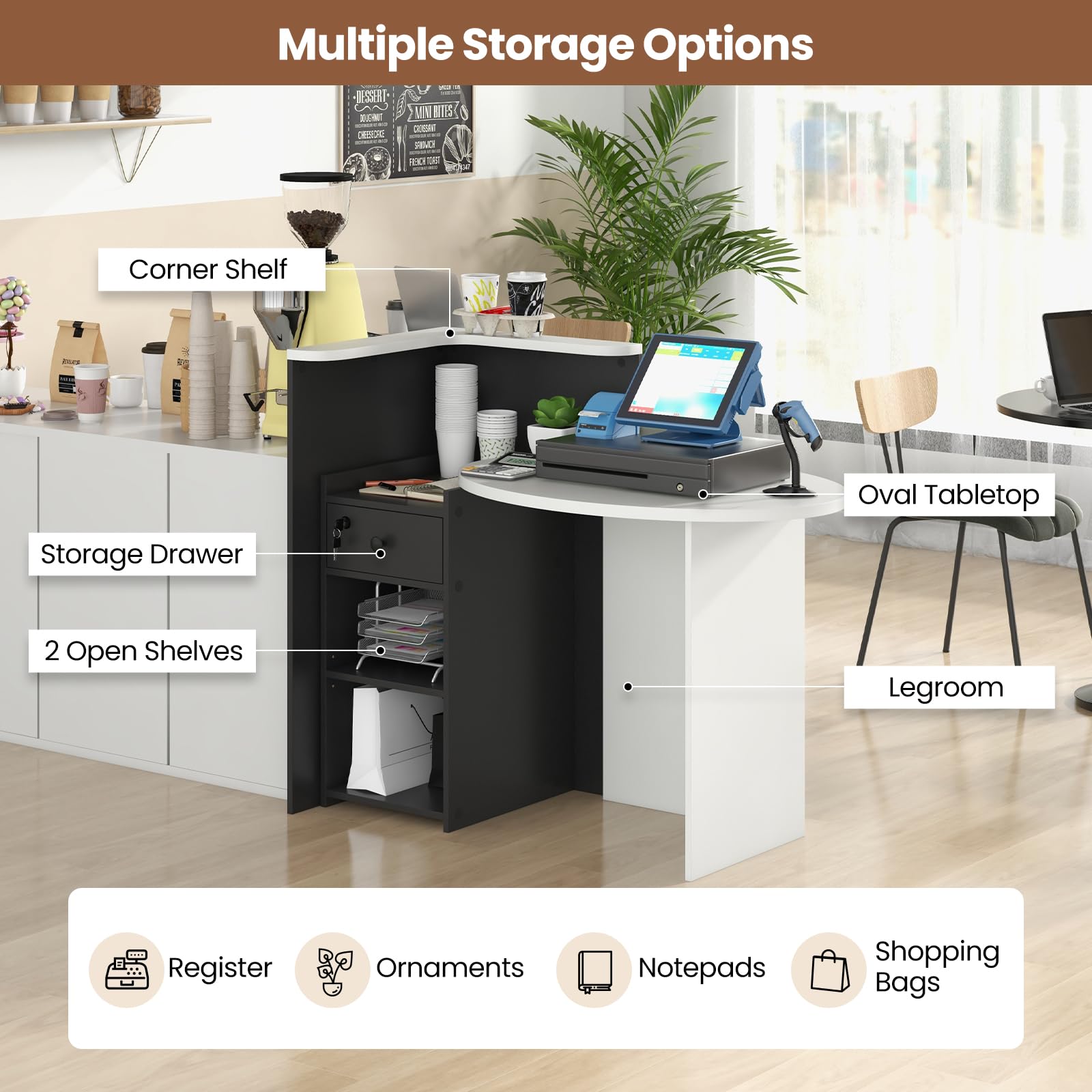 L-Shaped Reception Desk 48