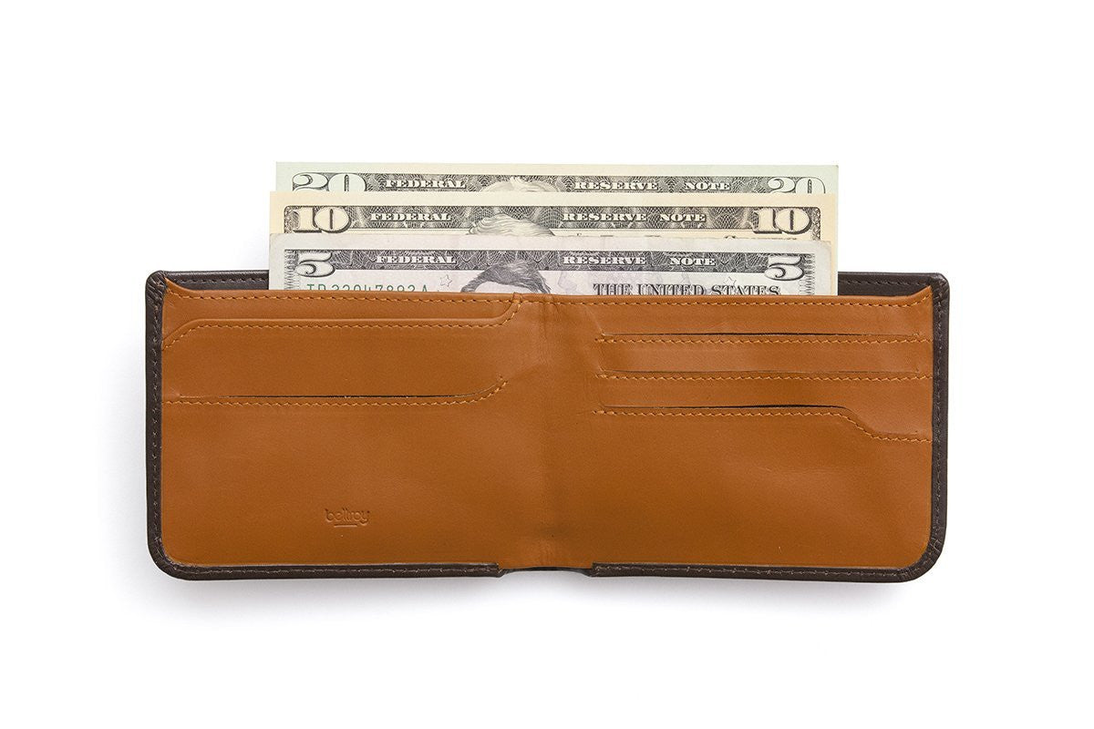 Bellroy Hide & Seek Wallet - Slim RFID Blocking Leather Wallet for Men | Perfect for Everyday Carry, Travel & Minimalist Lifestyle