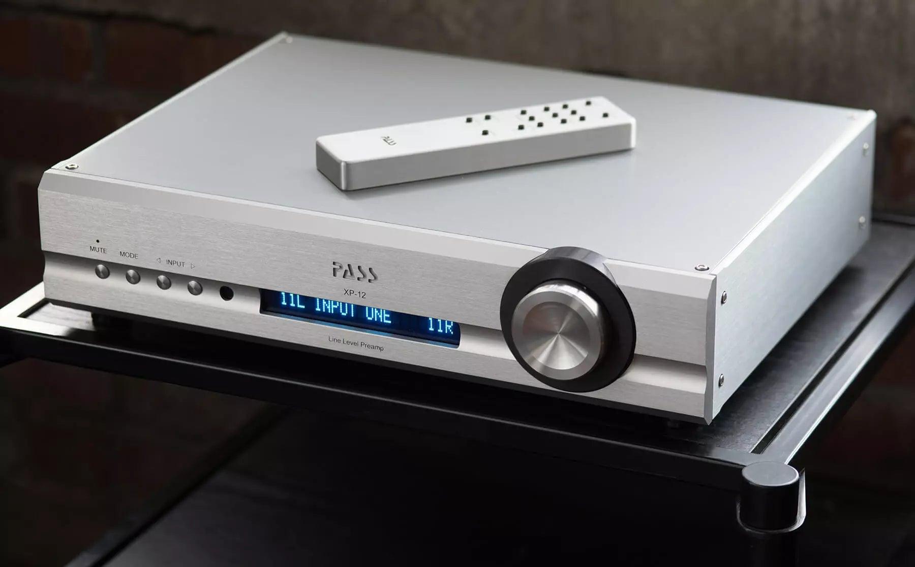 Pass Labs XP 12 High-End Preamplifier - Audiophile Grade Stereo Preamp for Home Theater & Music Systems - Perfect for Vinyl, CD & Streaming Audio Setup