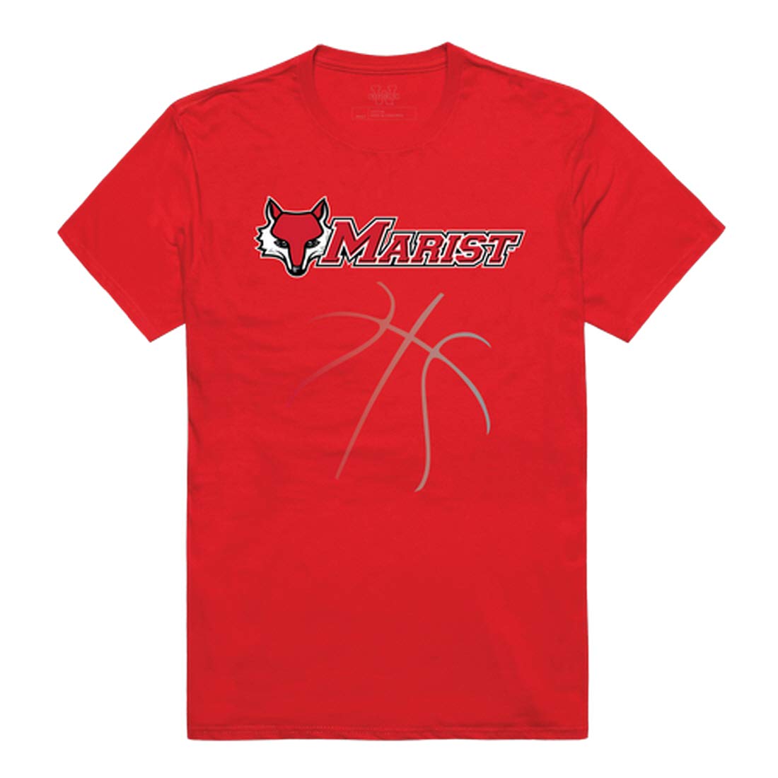 Marist College Red Foxes Basketball T-Shirt - Men's Red Medium Size - Perfect for Game Day, College Spirit Wear & Fan Apparel