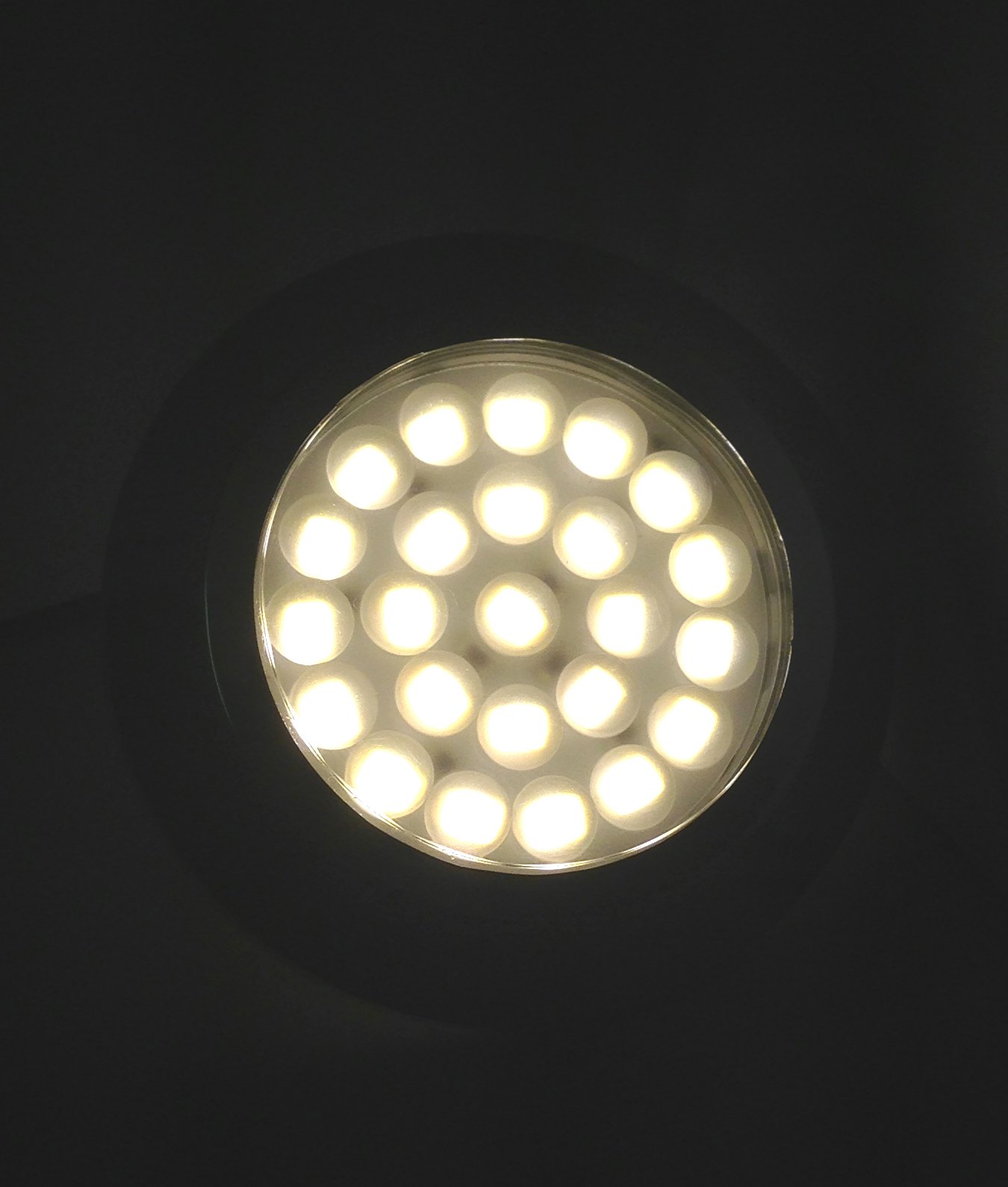 Marine Boat LED Round High Brightness Ceiling Light - IP44 Waterproof Surface Mount for Cabin, Deck & Cockpit Lighting