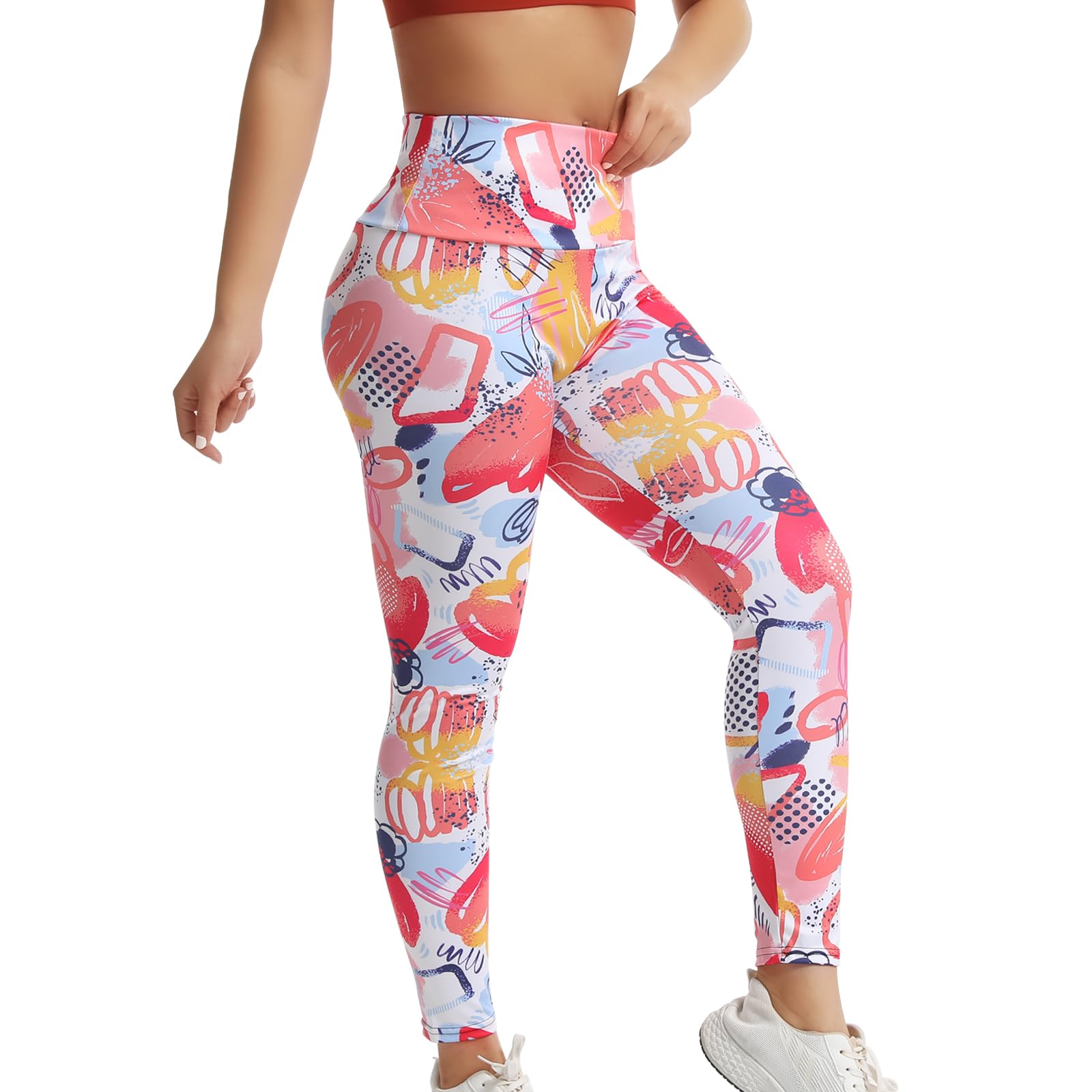 JBT Women's High Waisted Tummy Control Leggings - Soft Compression Yoga Pants, Butt Lifting Workout Leggings, Breathable & Stretchy for Gym, Running & Daily Wear | Perfect for Fitness, Lounge & Casual Outfits